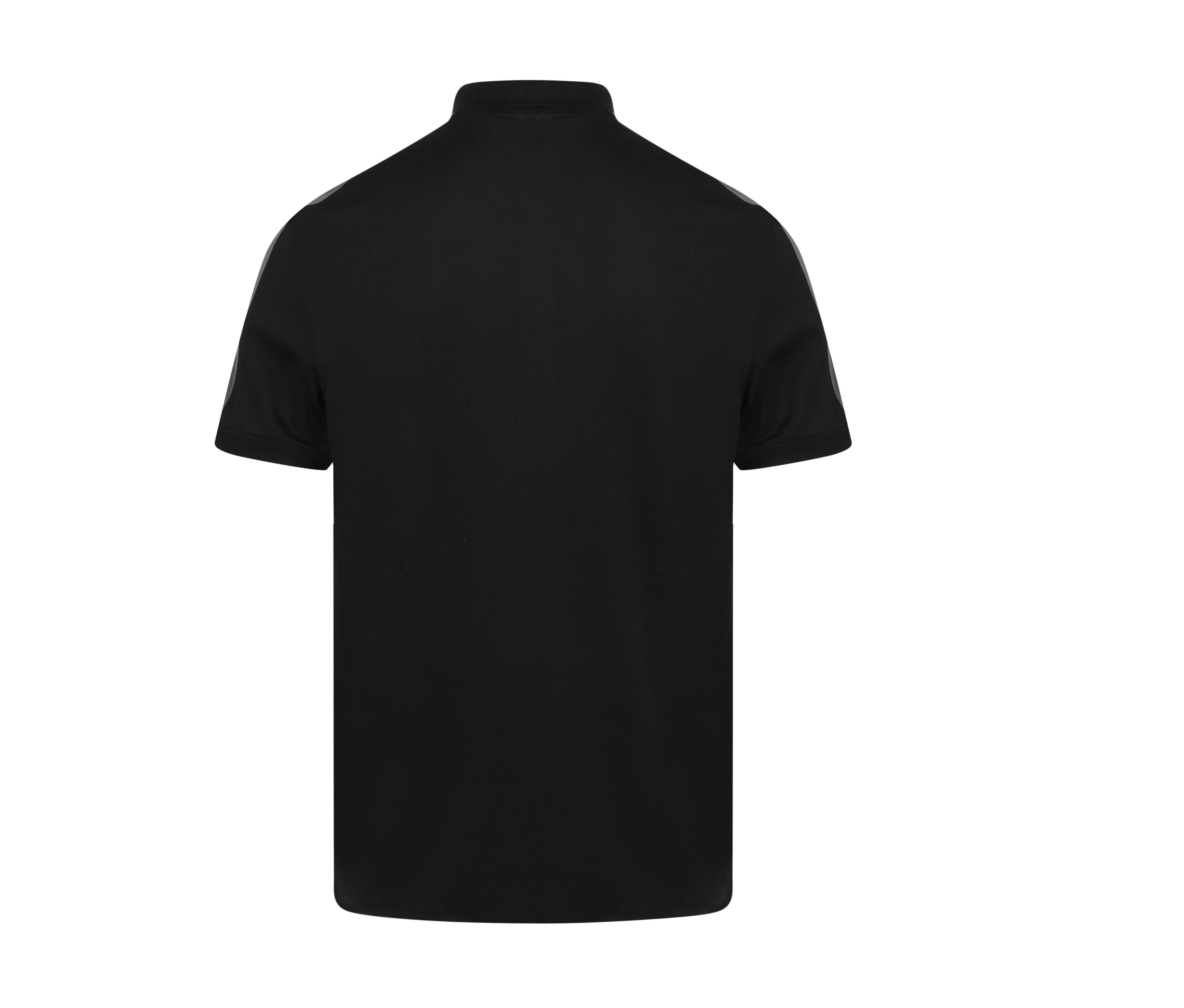 Polo Stretch Contrasté - Black/gunmetal Grey