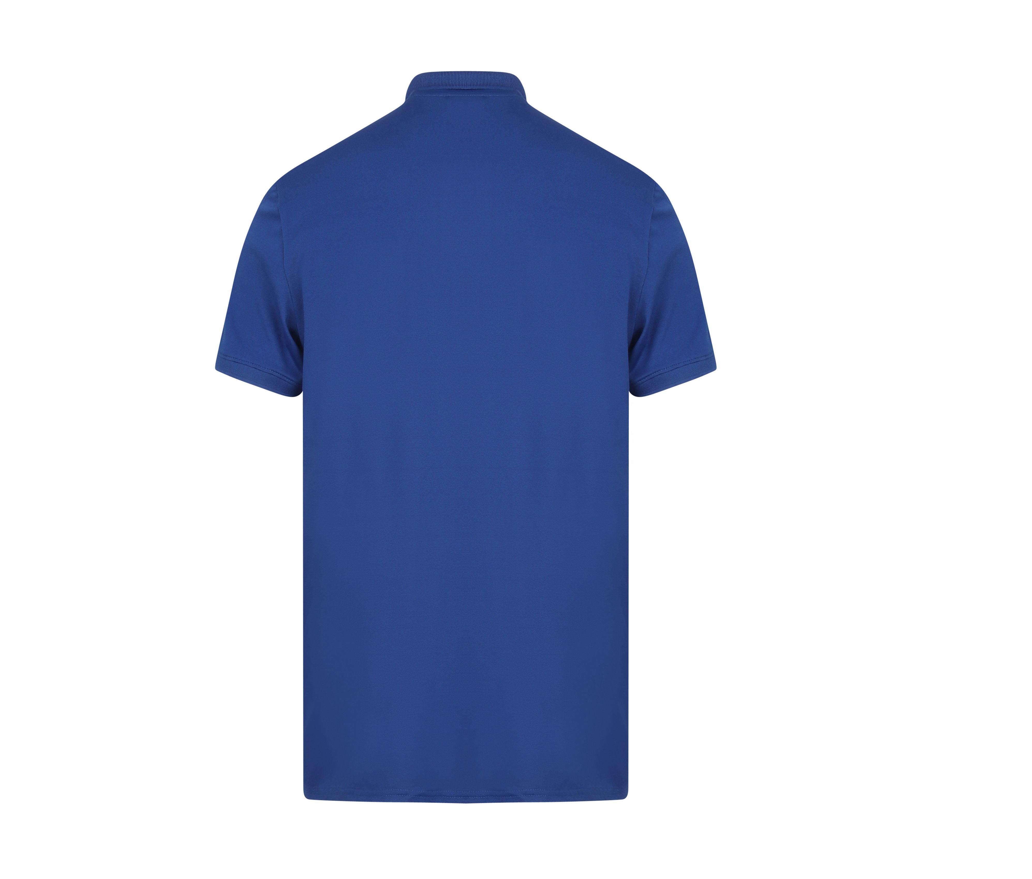 Polo Stretch Contrasté - Royal / Navy