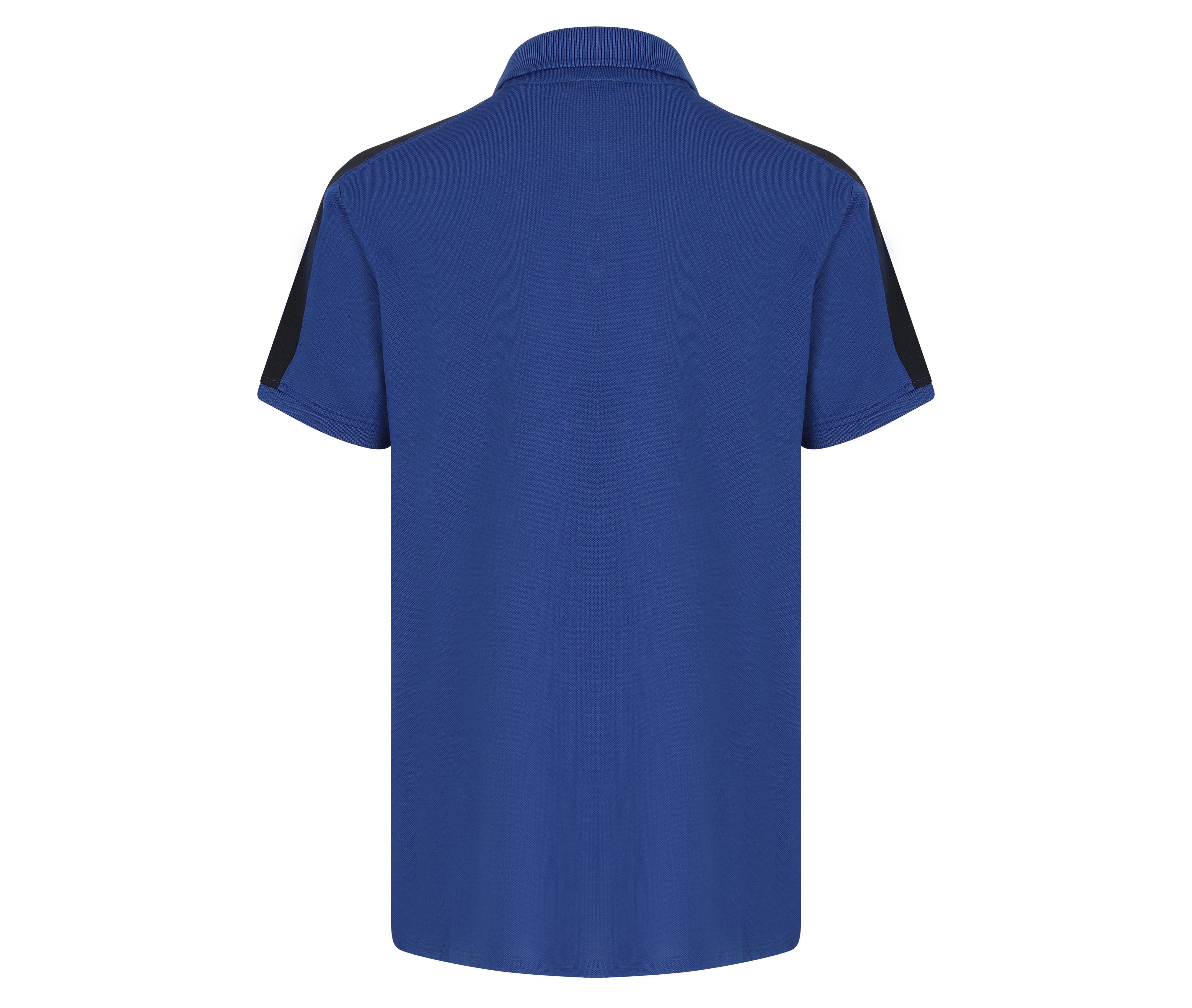 Polo Stretch Contrasté Enfant - Royal/navy