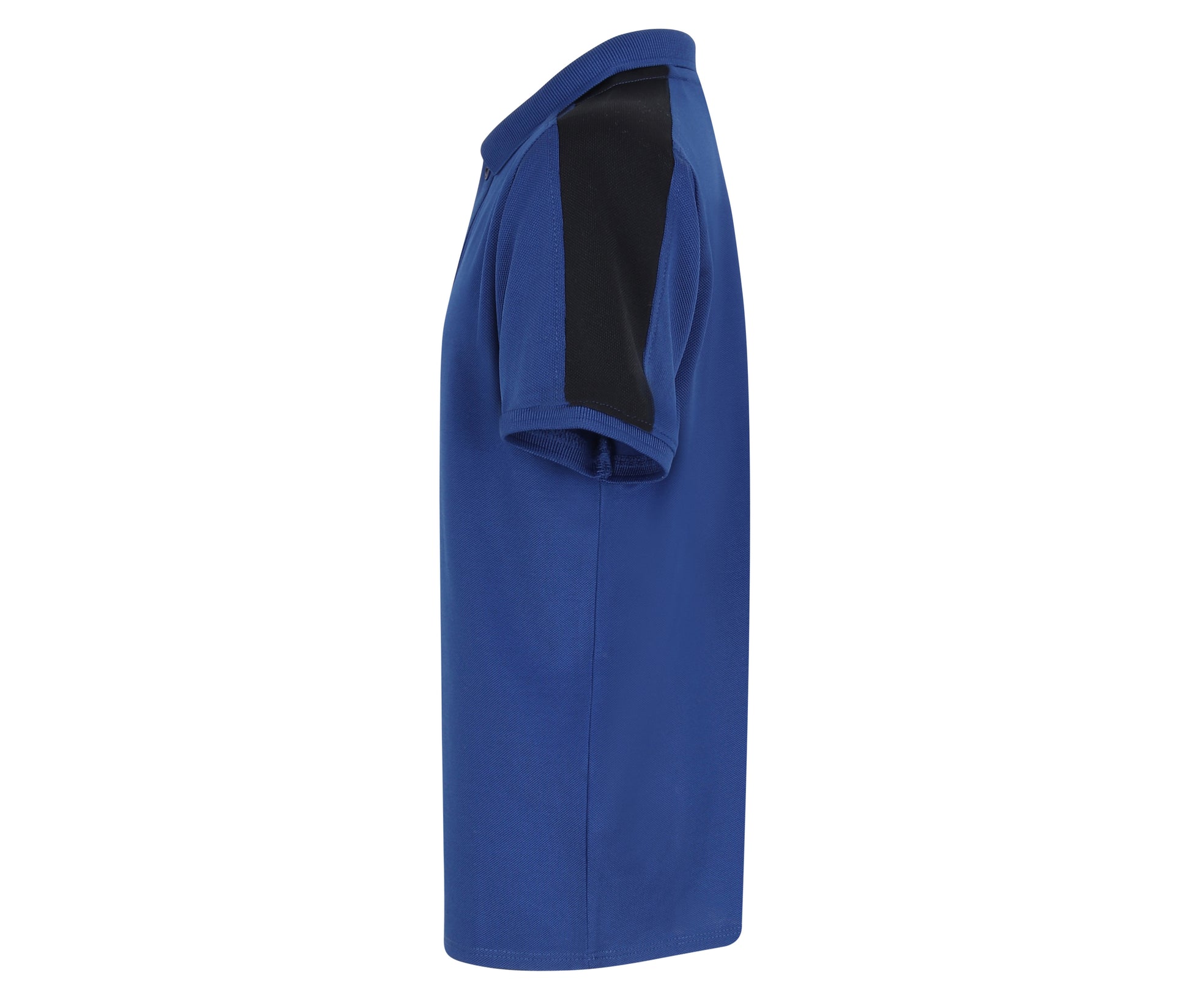 Polo Stretch Contrasté Enfant - Royal/navy
