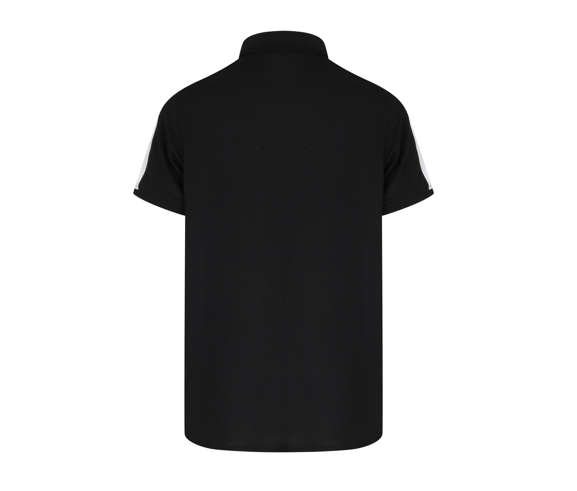 Polo Stretch Contrasté Enfant - Black/white