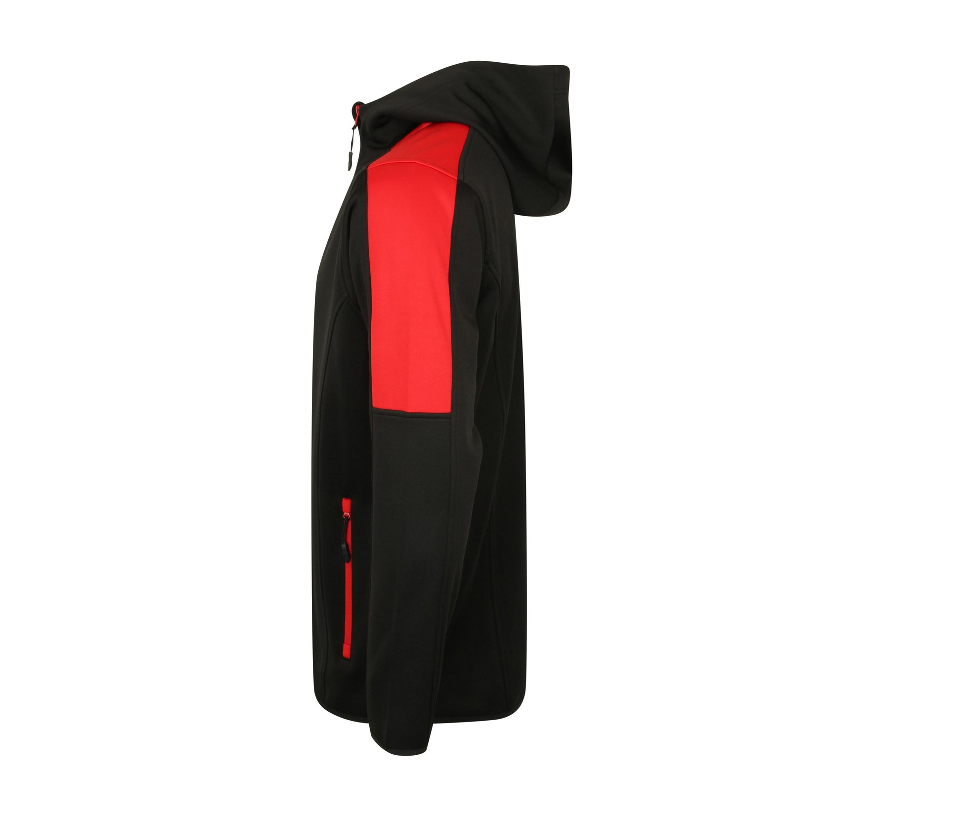 Veste Softshell à Capuche - Black/red
