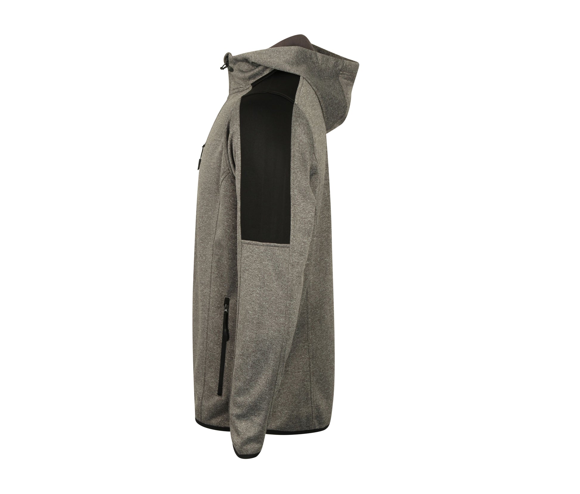 Veste Softshell à Capuche - Dark Grey Marl/black