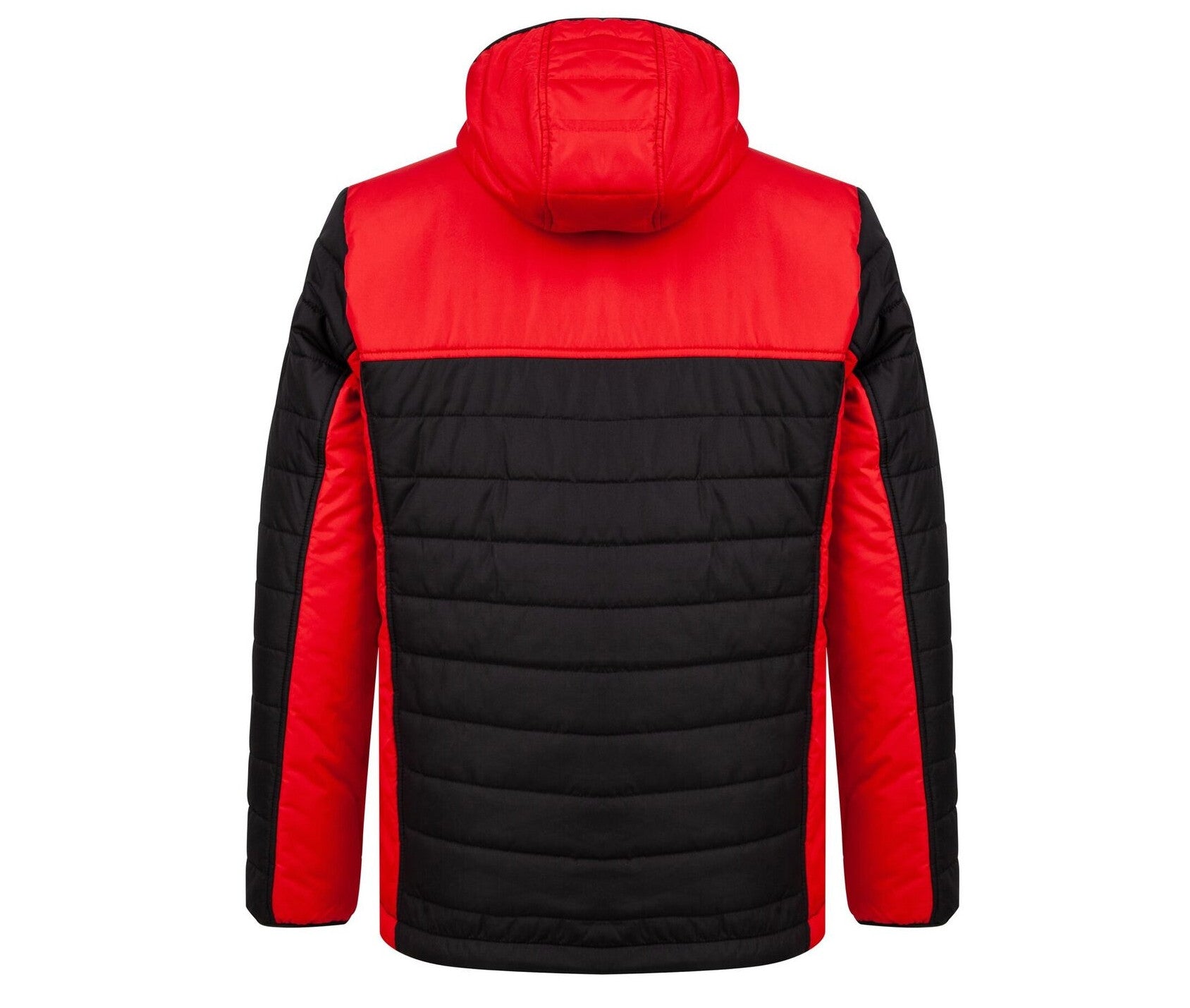 Doudoune Capuche Puffer - Black/red
