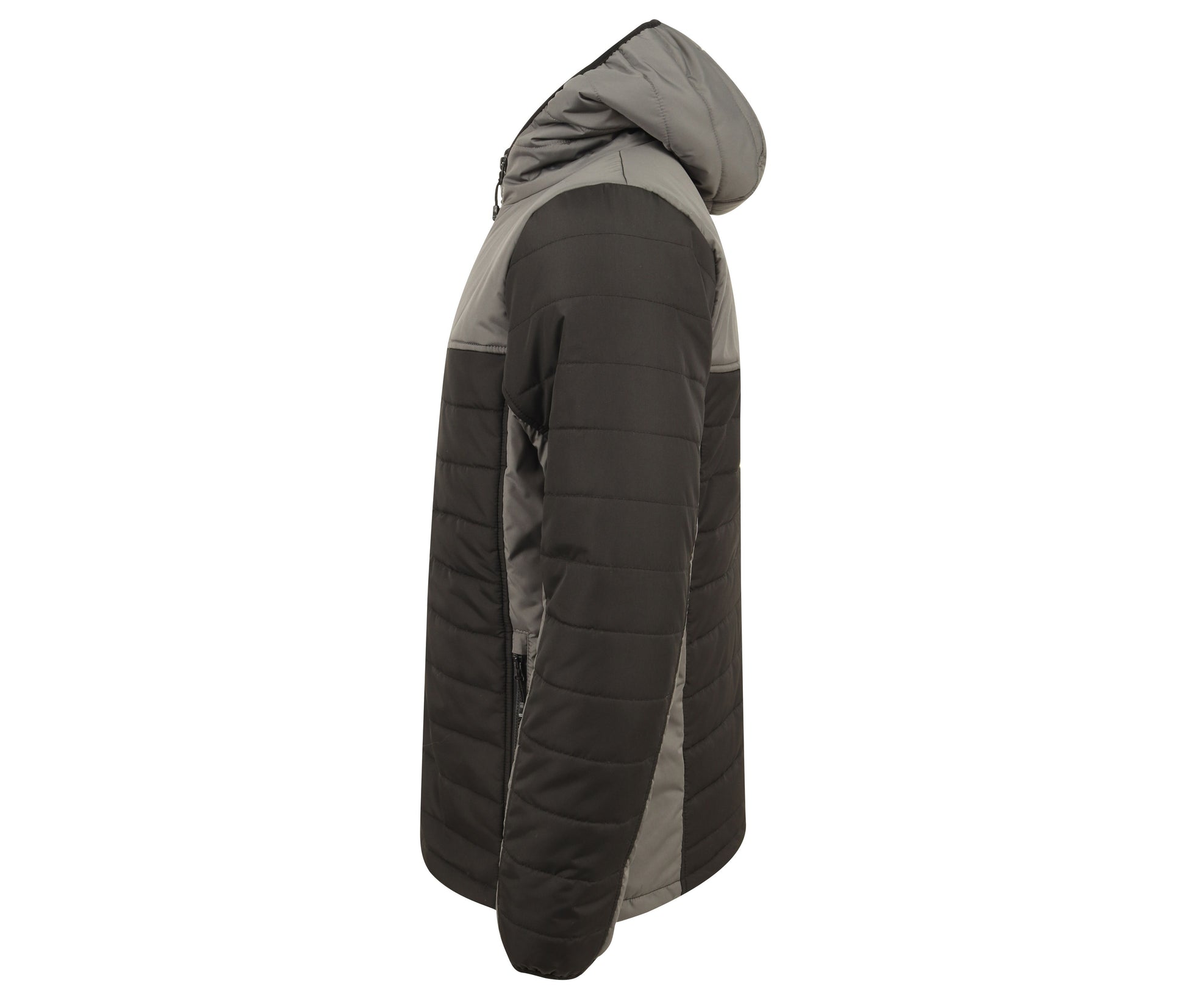 Doudoune Capuche Puffer - Black/gunmetal Grey