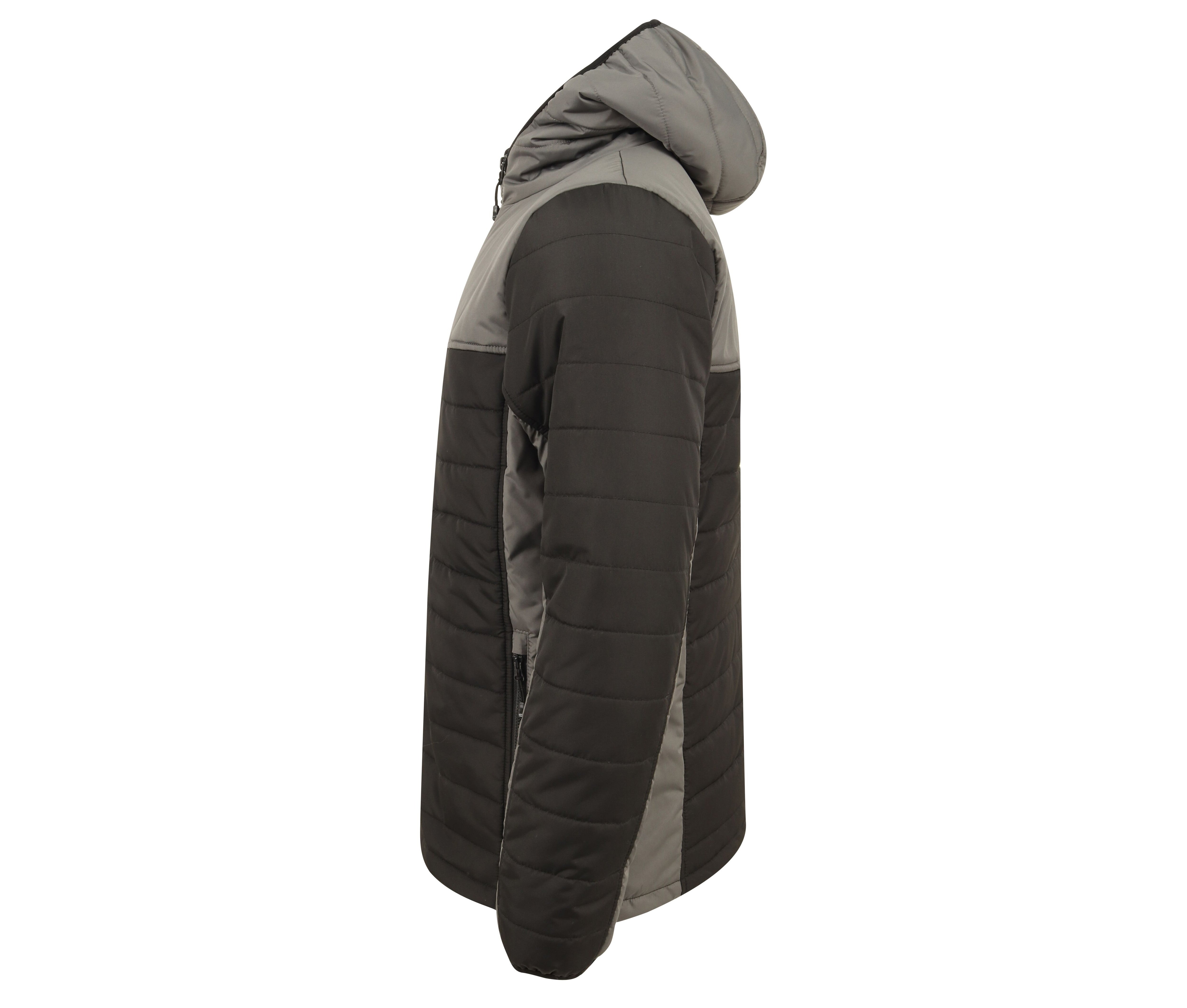 Doudoune Capuche Puffer - Black/gunmetal Grey
