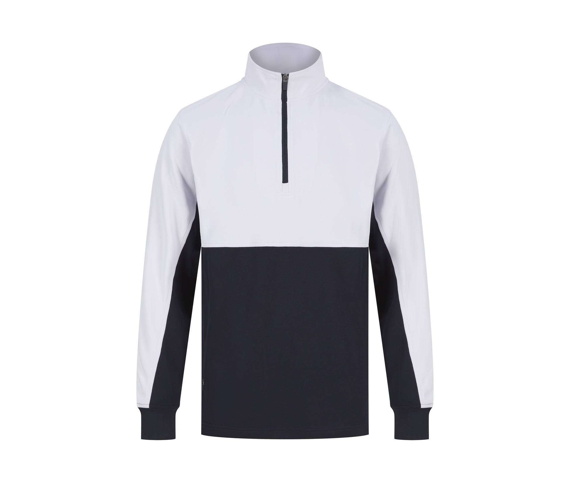 Sweat de Sport Col Zippé - Navy / White