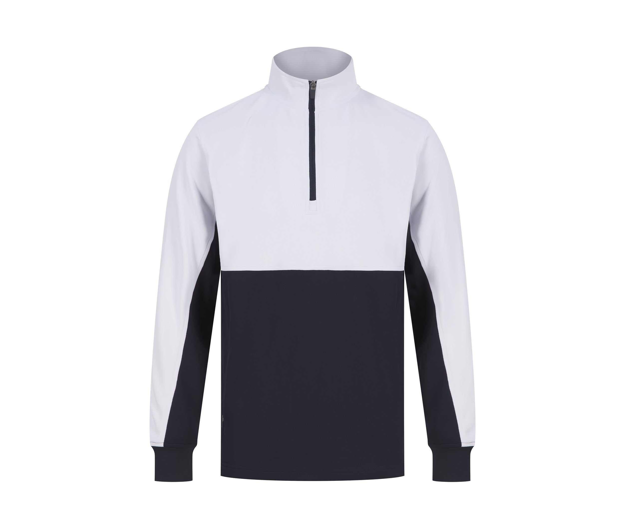 Sweat de Sport Col Zippé - Navy / White