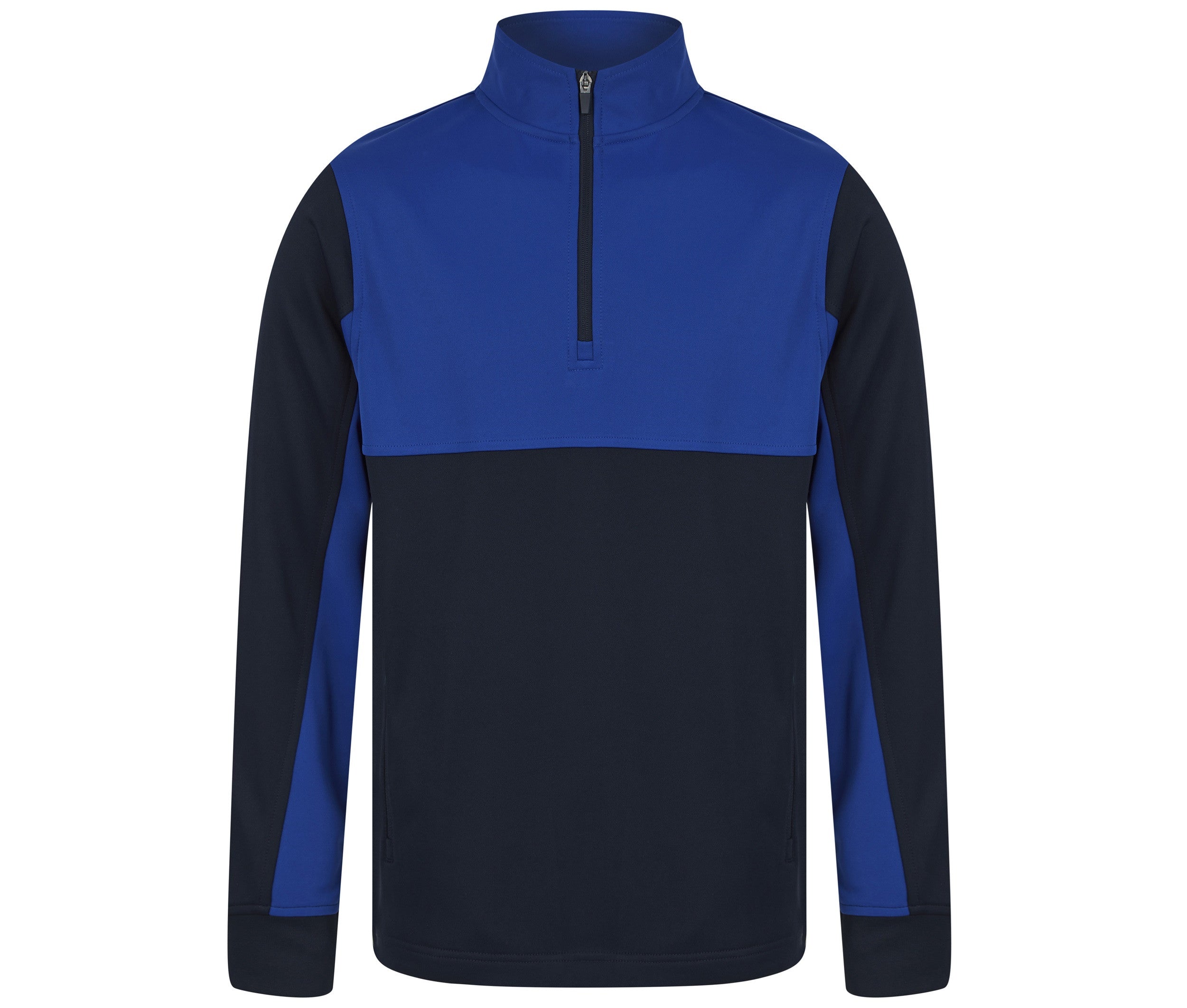 Sweat de Sport Col Zippé - Navy / Royal