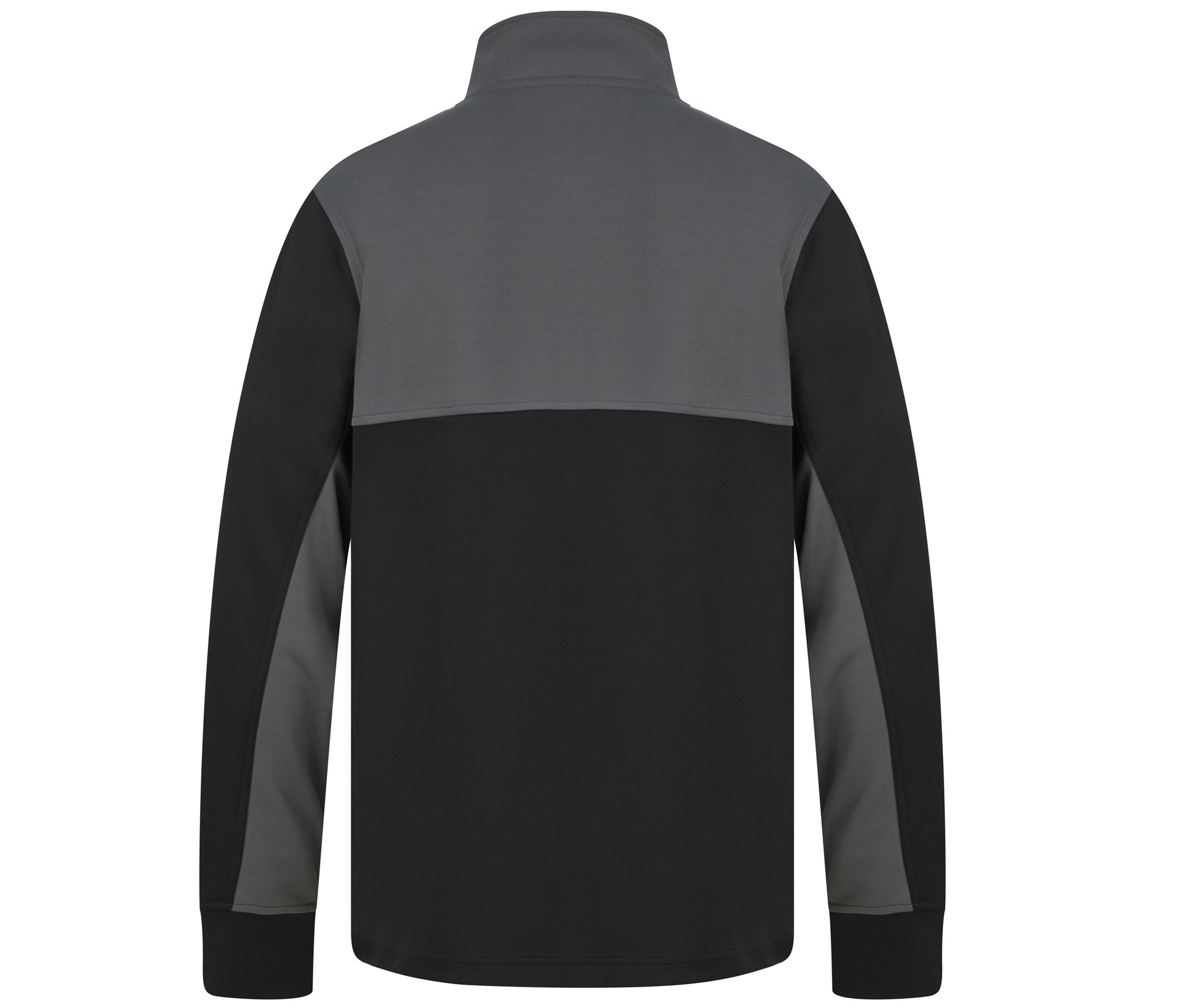 Sweat de Sport Col Zippé - Black / Gunmetal Grey