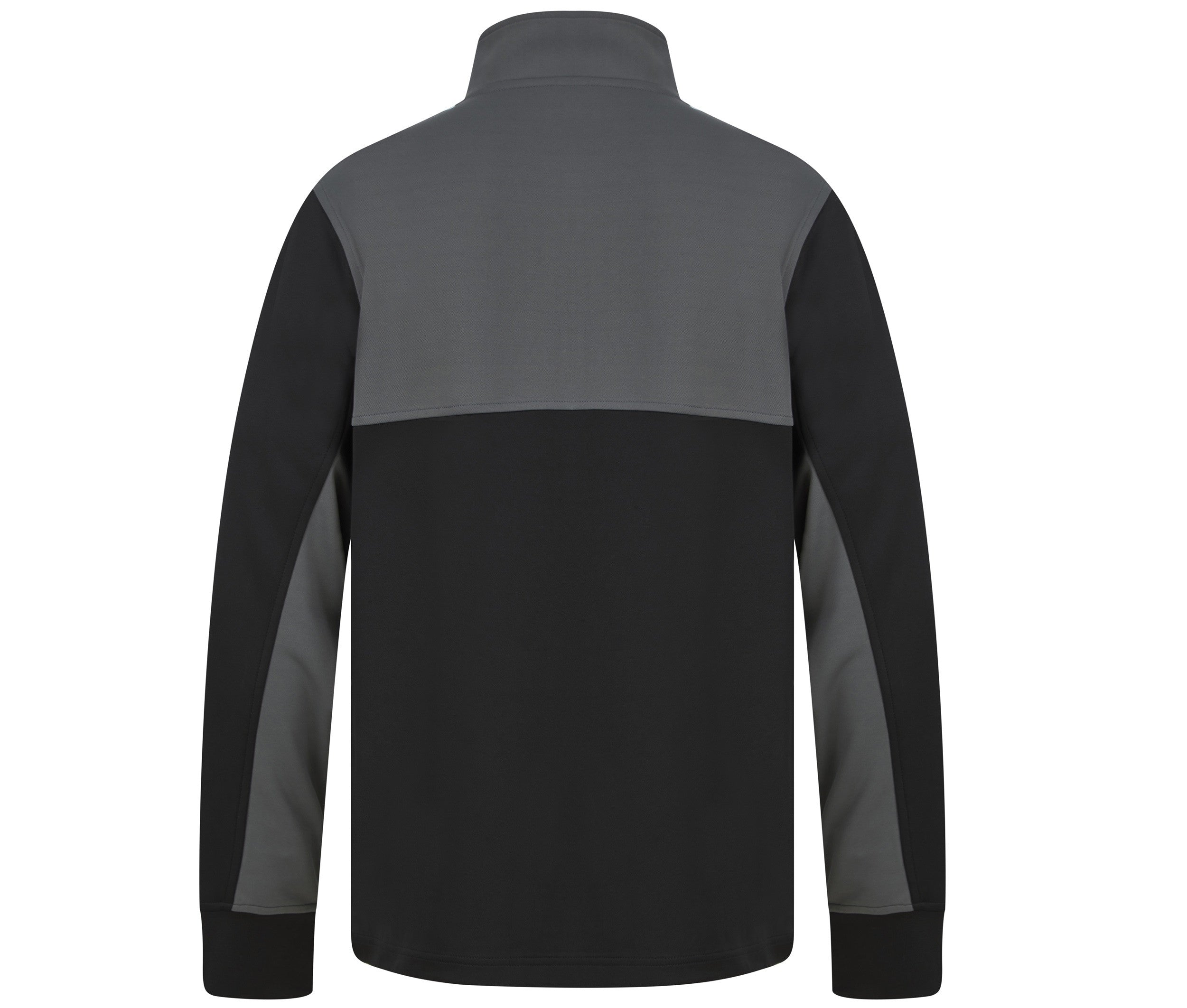 Sweat de Sport Col Zippé - Black / Gunmetal Grey