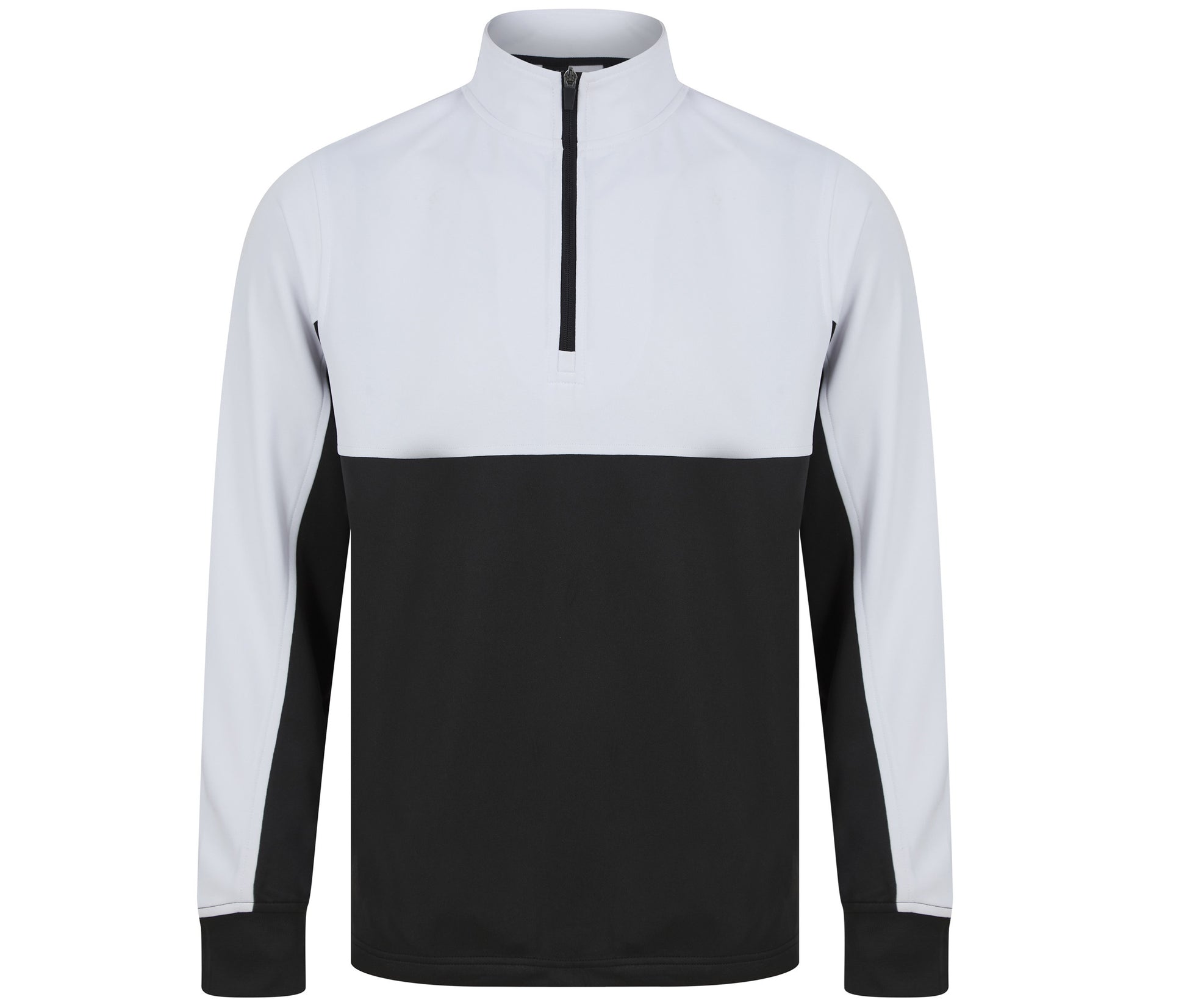 Sweat de Sport Col Zippé - Black / White