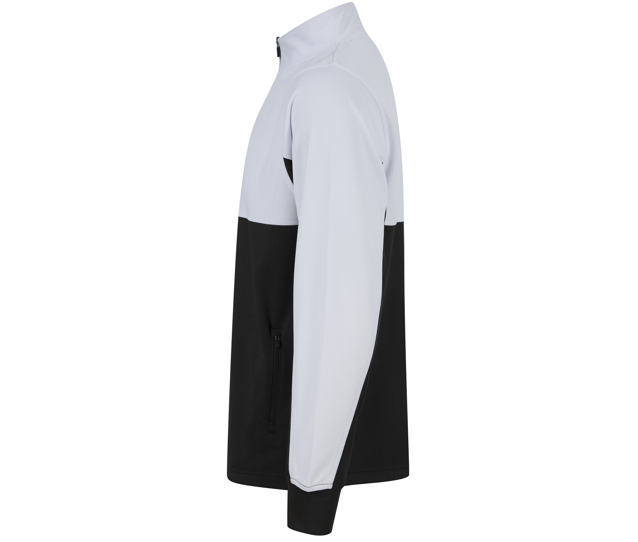 Sweat de Sport Col Zippé - Black / White