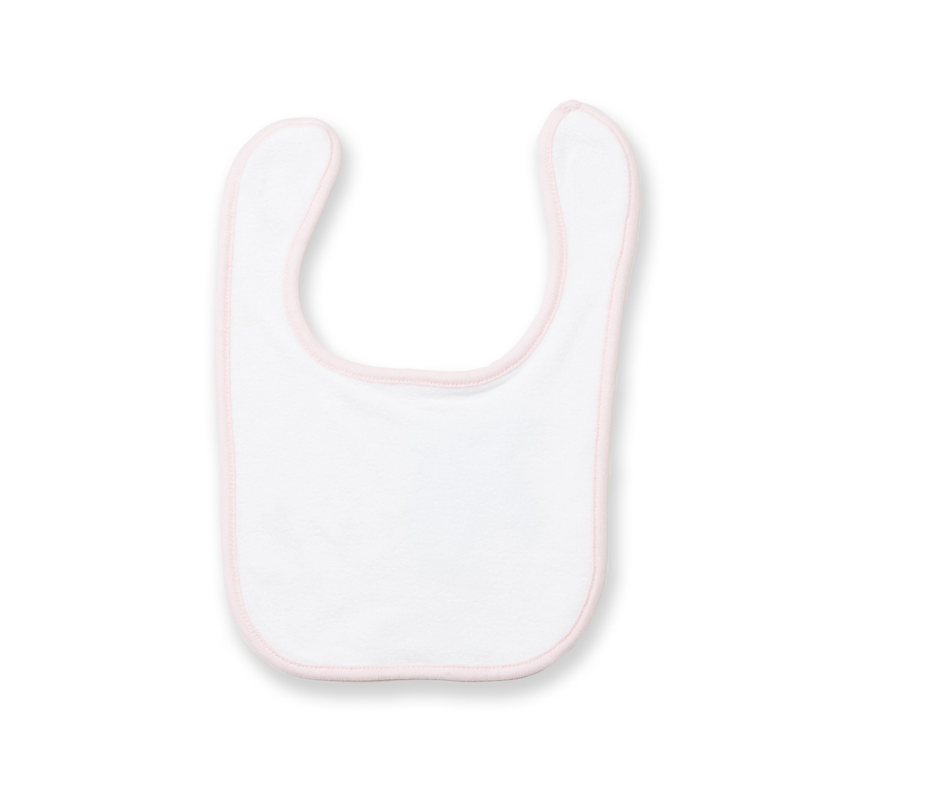 Bavoir Bébé - White/pale Pink