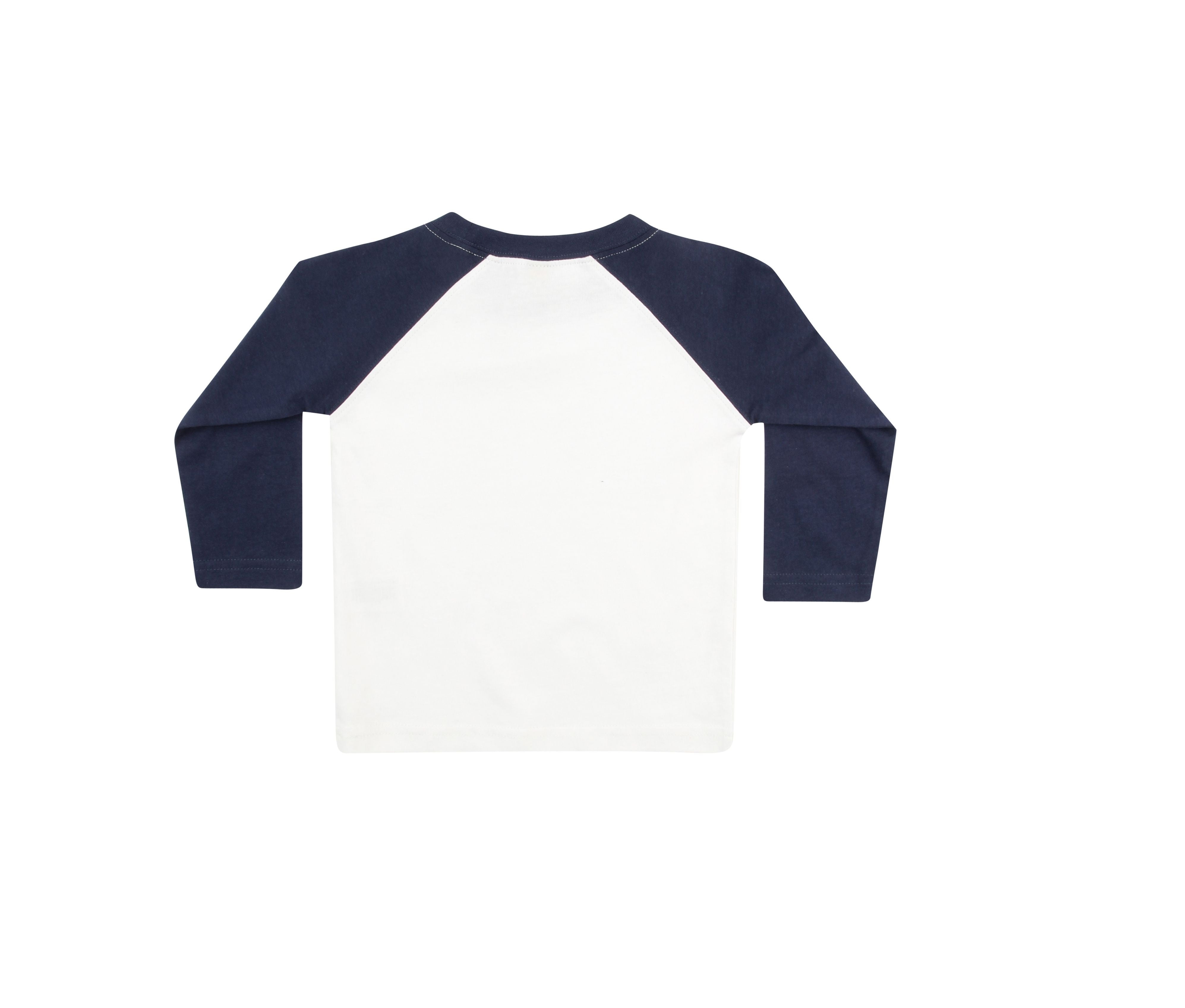 Tee-Shirt Manches Longues Baseball - White/navy