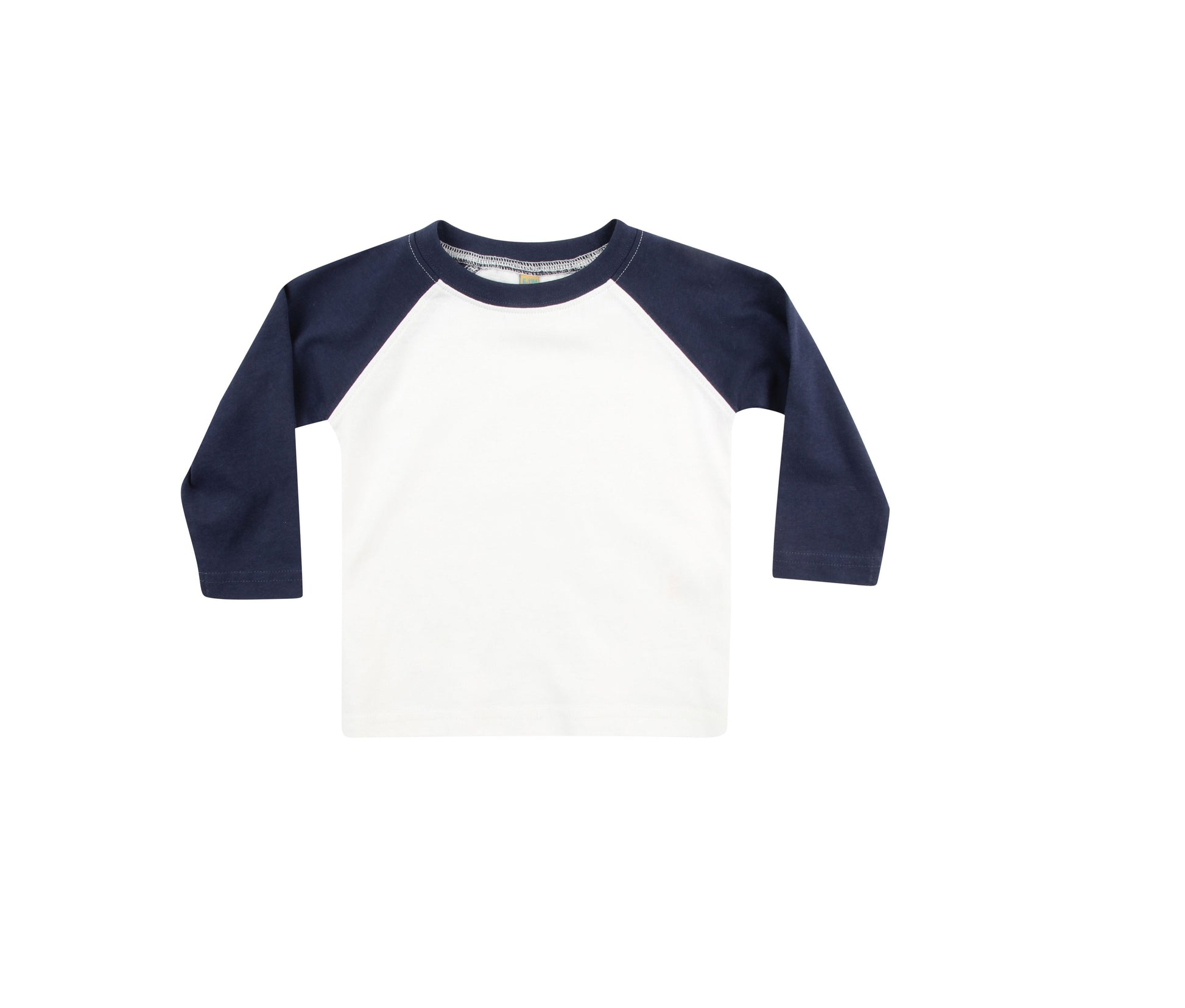 Tee-Shirt Manches Longues Baseball - White/navy
