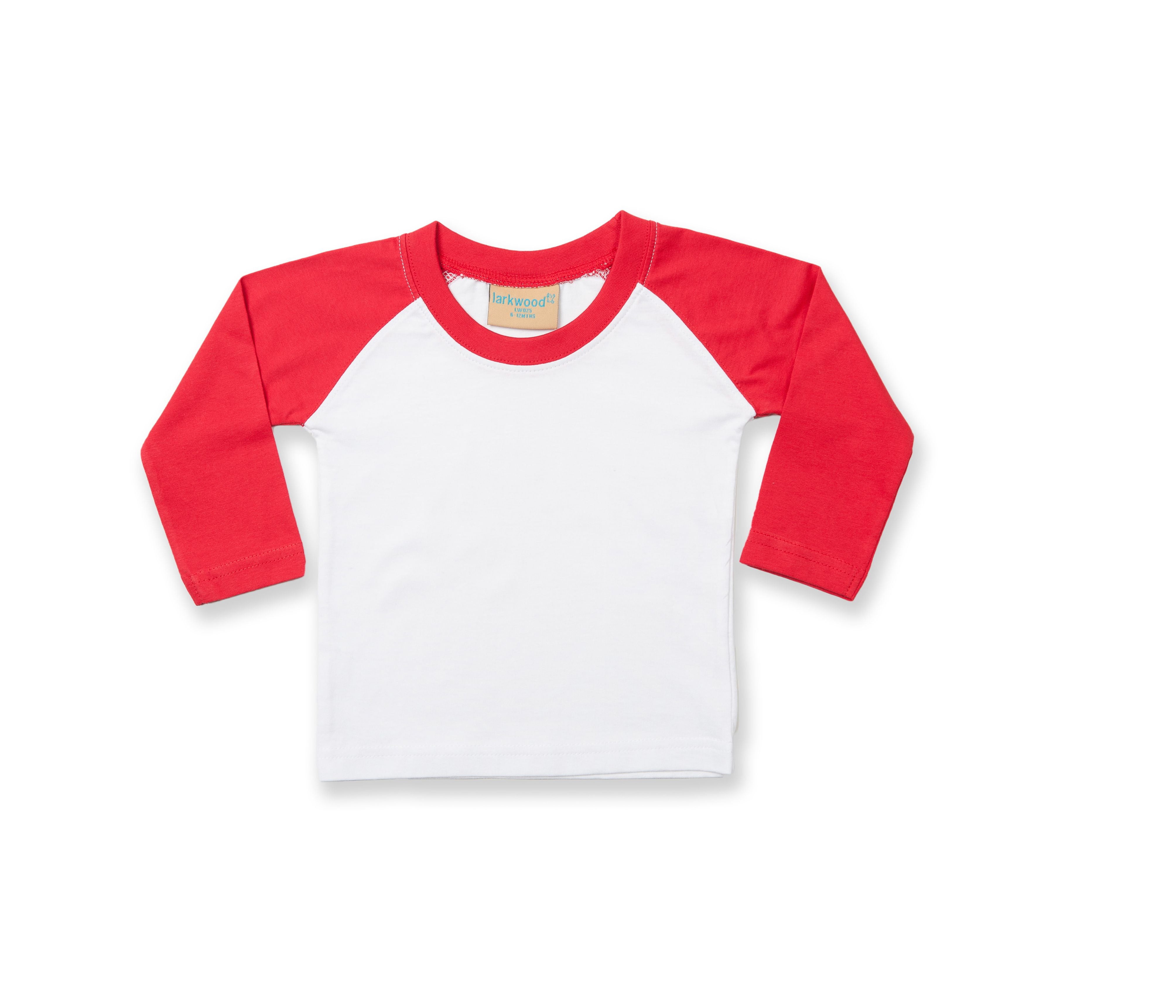 Tee-Shirt Manches Longues Baseball - White/red