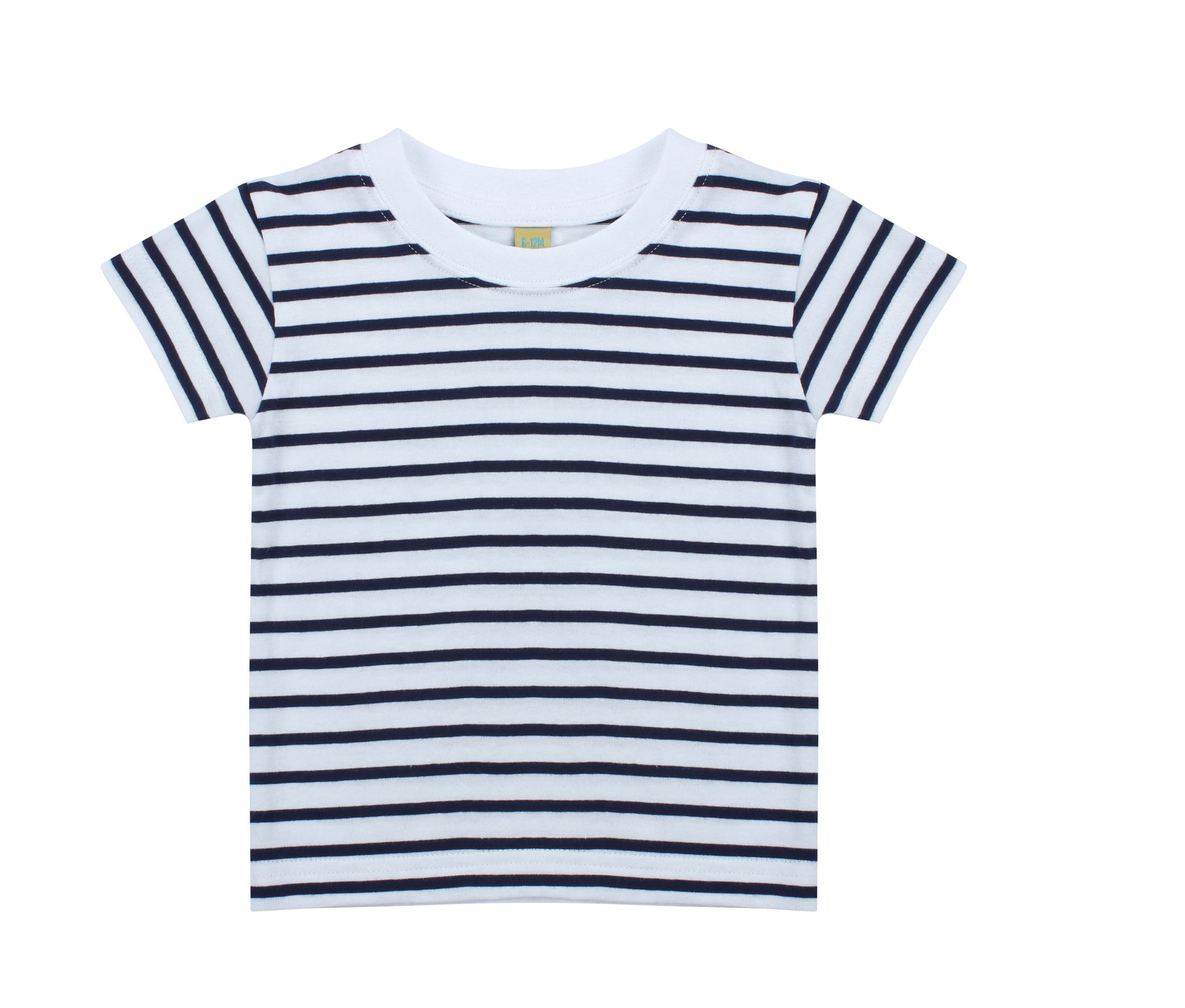 Tee-Shirt Marinière Enfant - White/navy