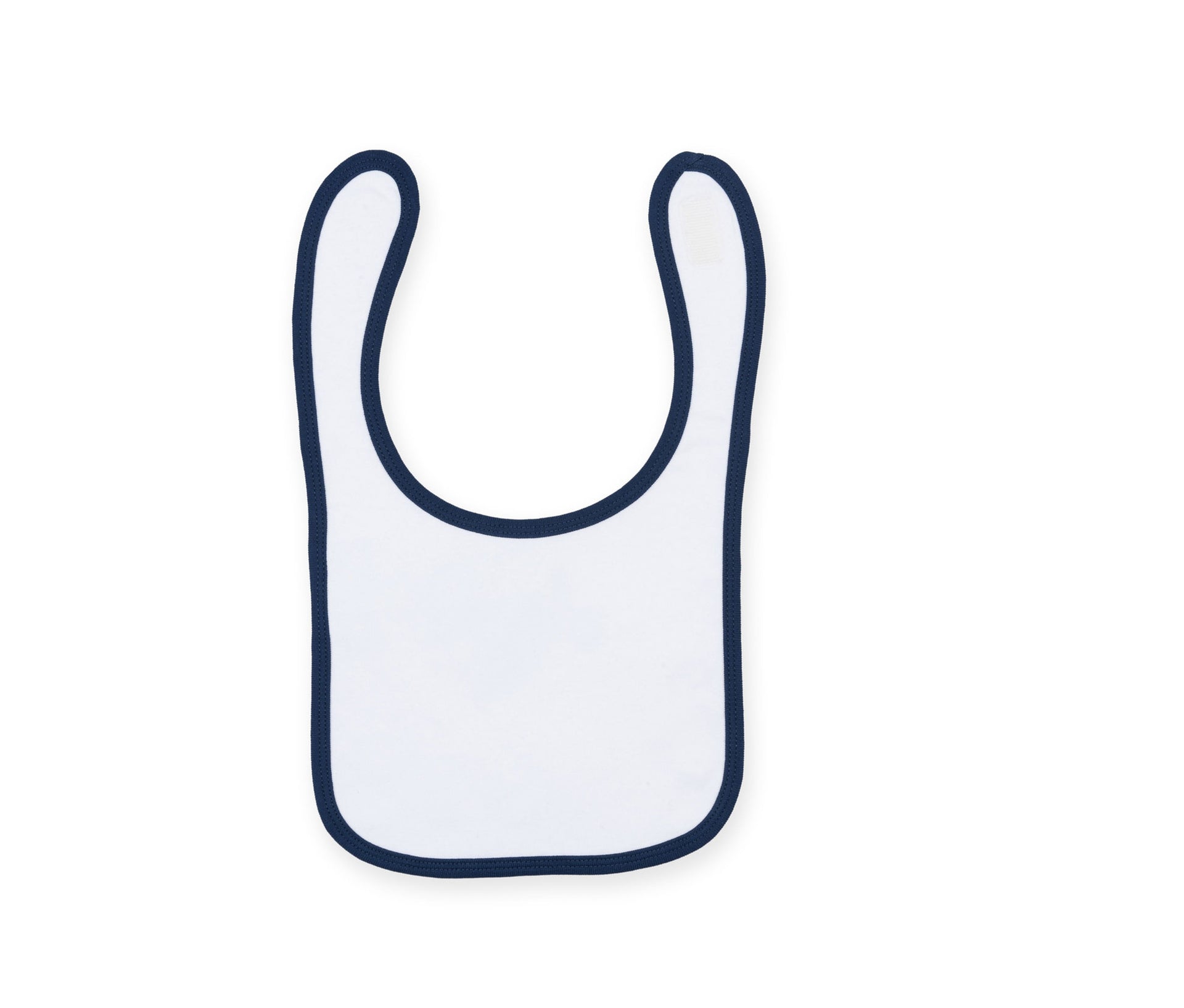 Bavoir - White/navy