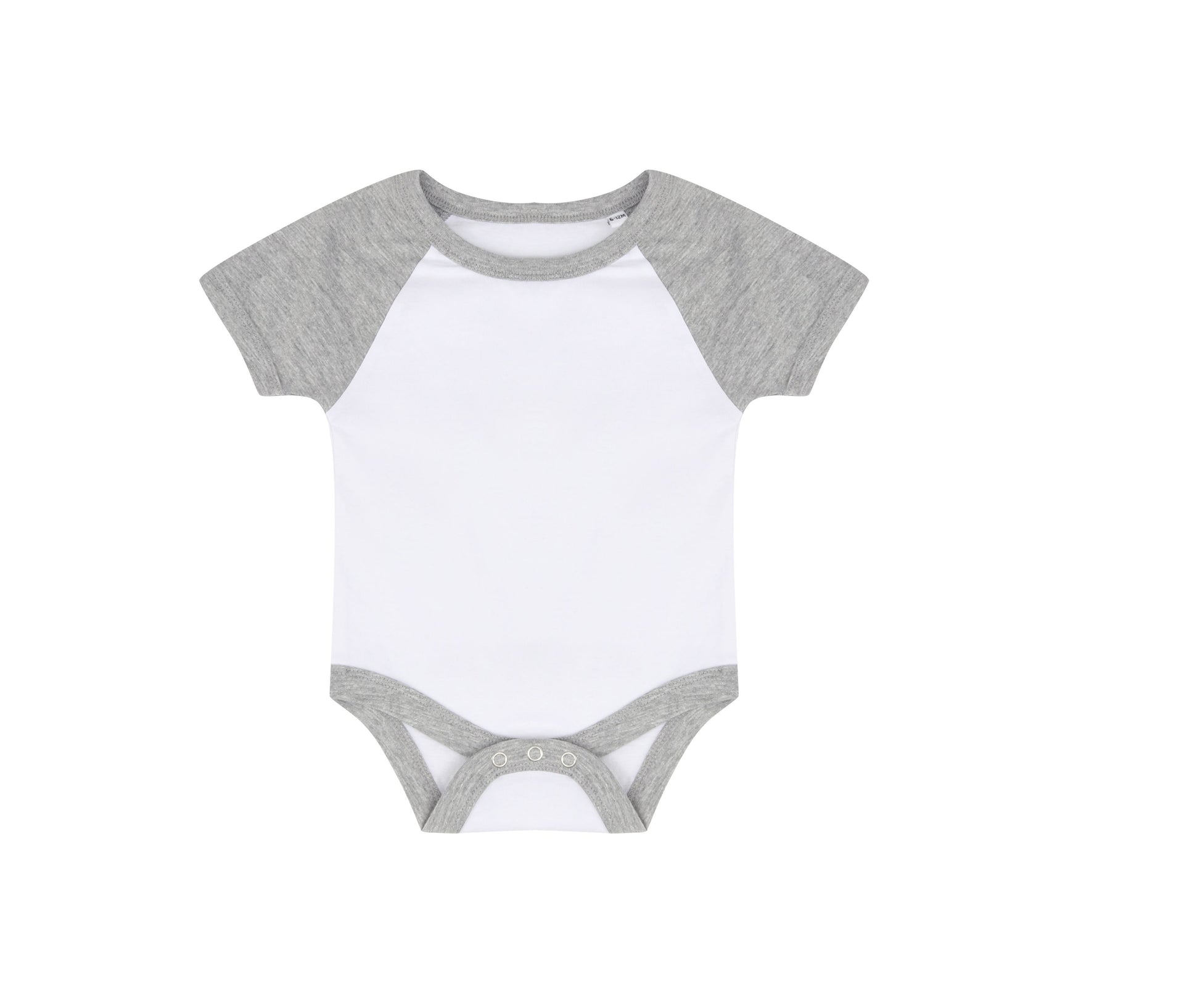Body Baseball - White/heather Grey