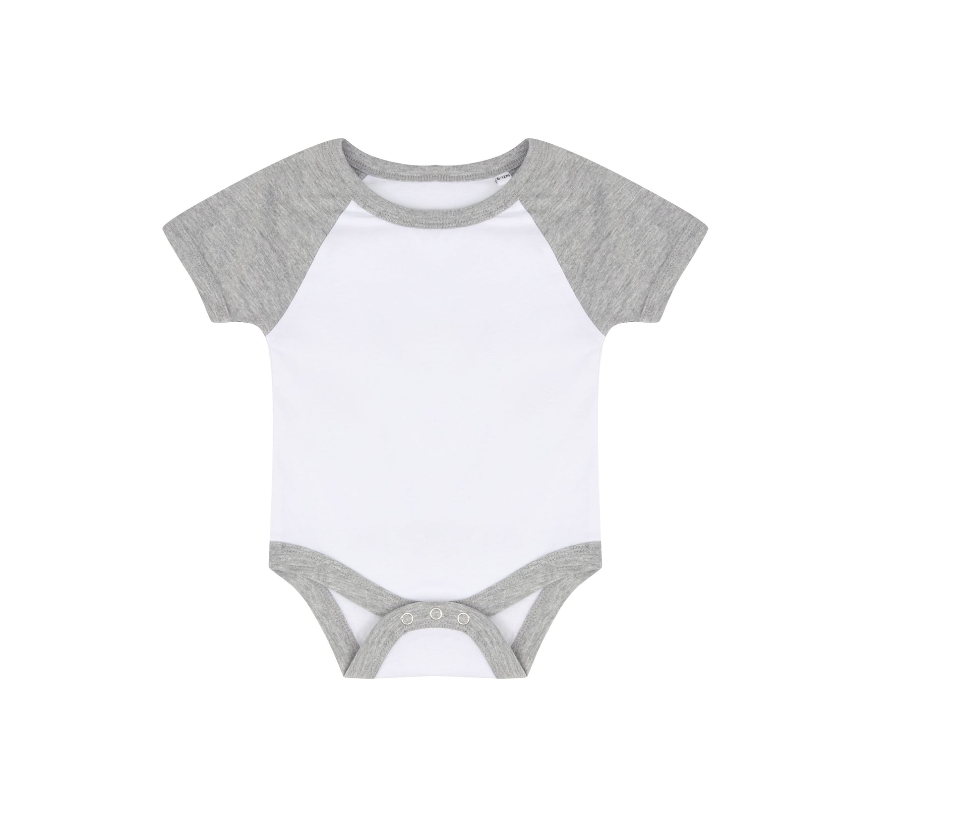 Body Baseball - White/heather Grey