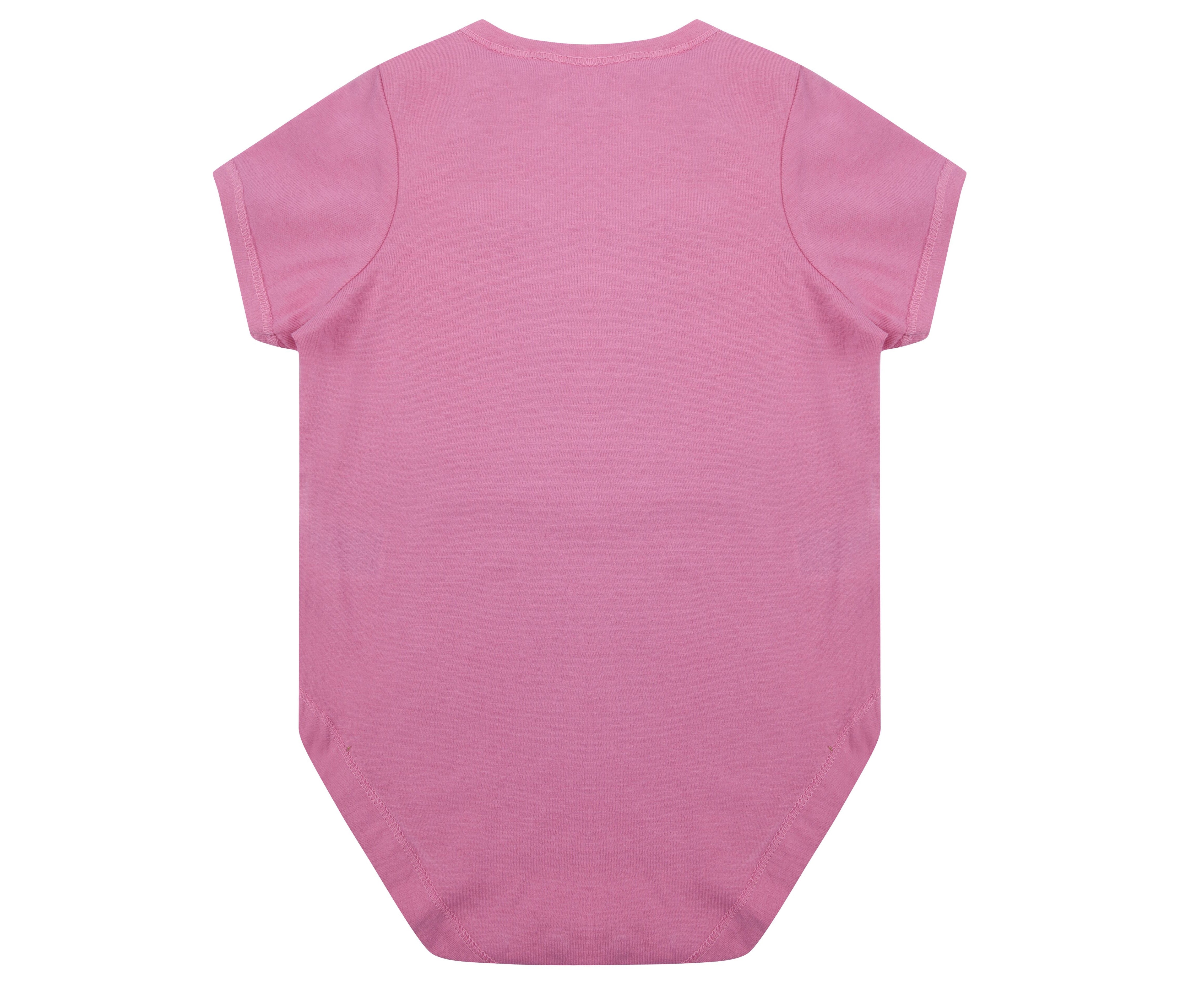 Body en Coton Bio - Bright Pink