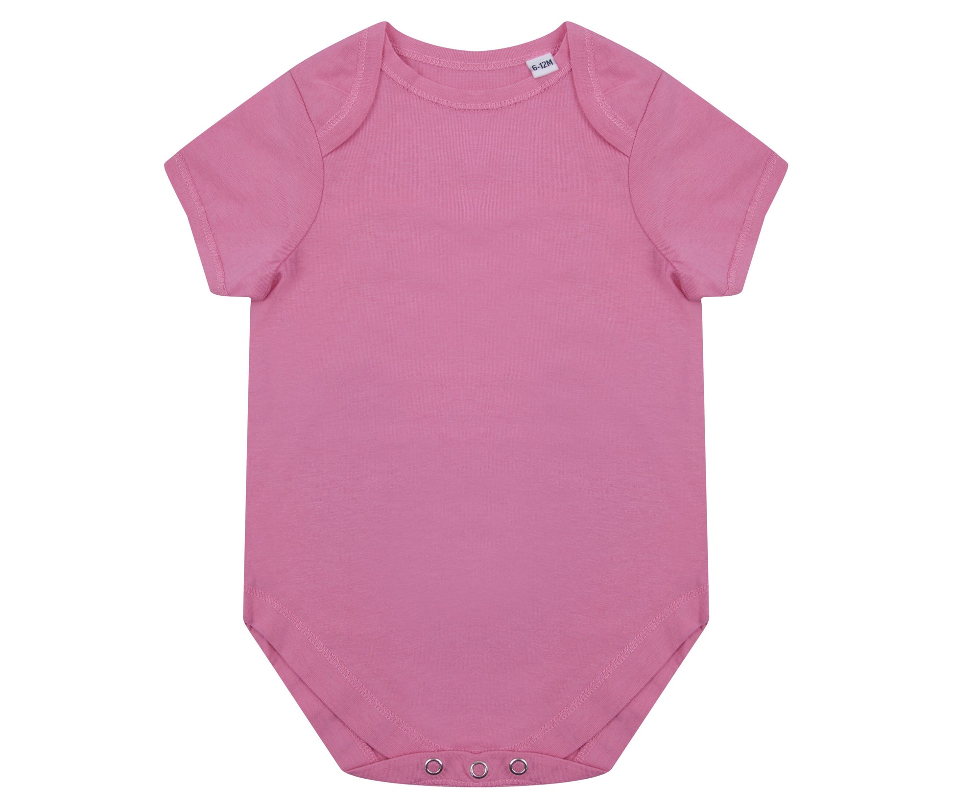 Body en Coton Bio - Bright Pink
