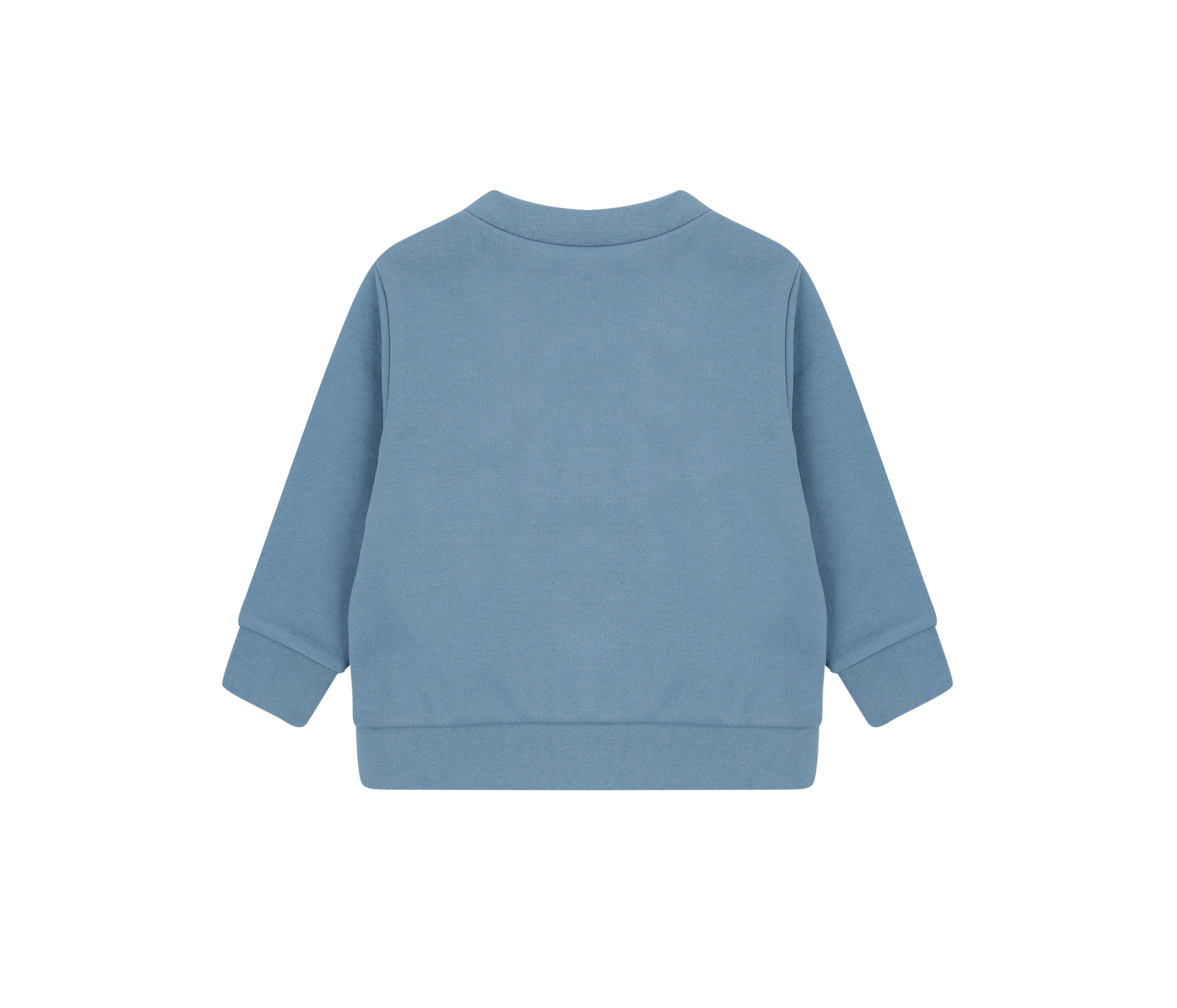Sweatshirt en Coton et Polyester Recyclés - Stone Blue