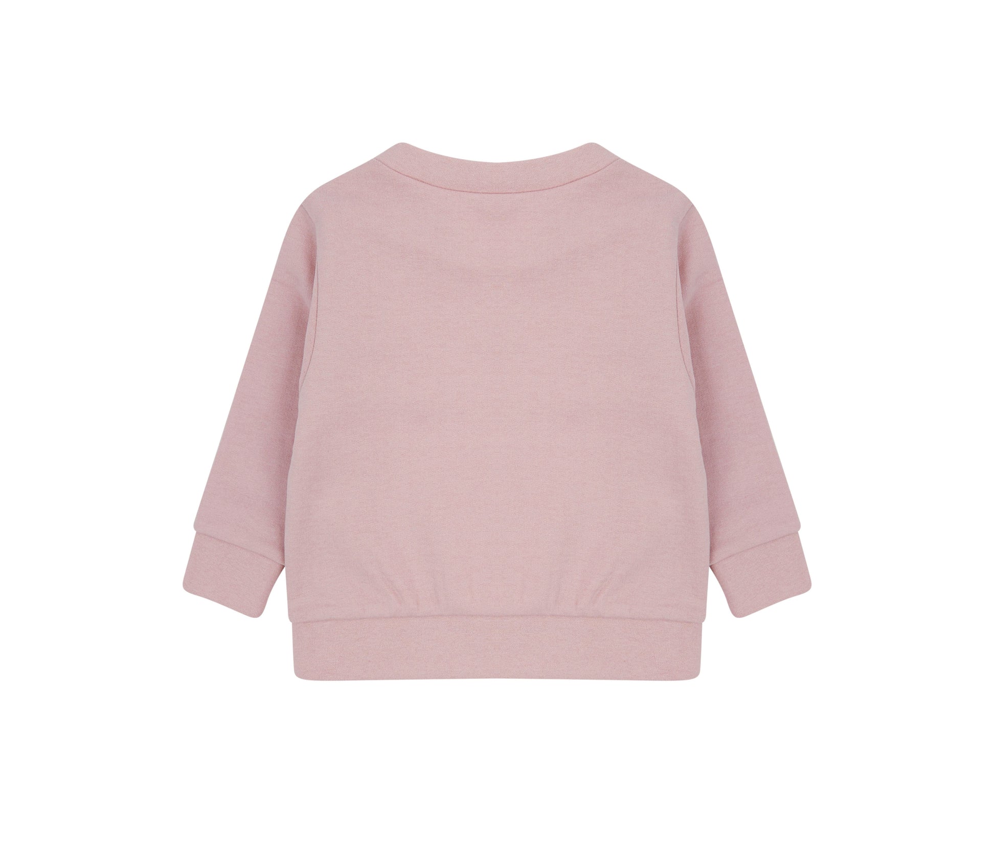 Sweatshirt en Coton et Polyester Recyclés - Soft Pink