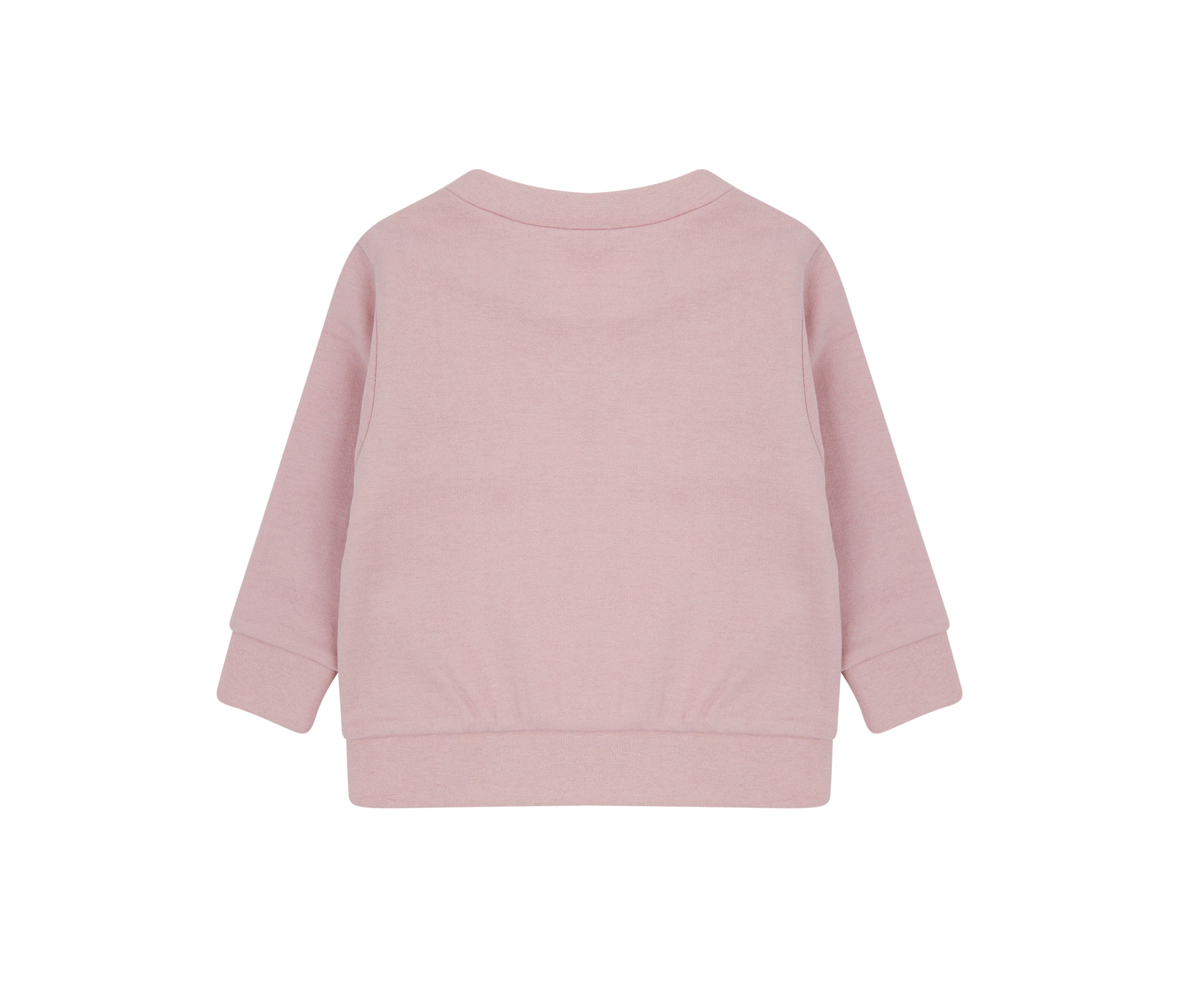 Sweatshirt en Coton et Polyester Recyclés - Soft Pink