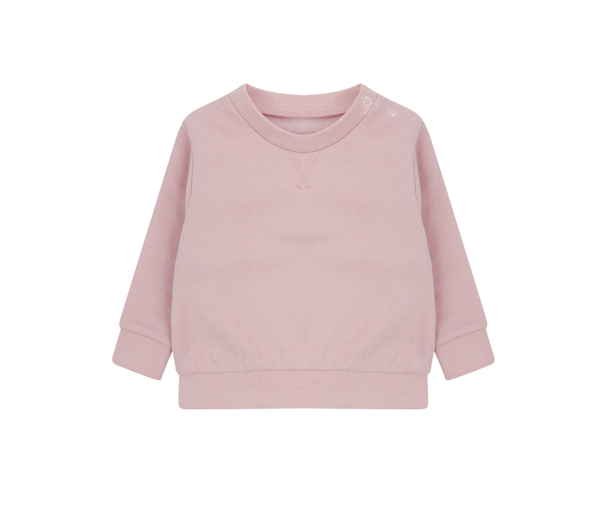 Sweatshirt en Coton et Polyester Recyclés - Soft Pink