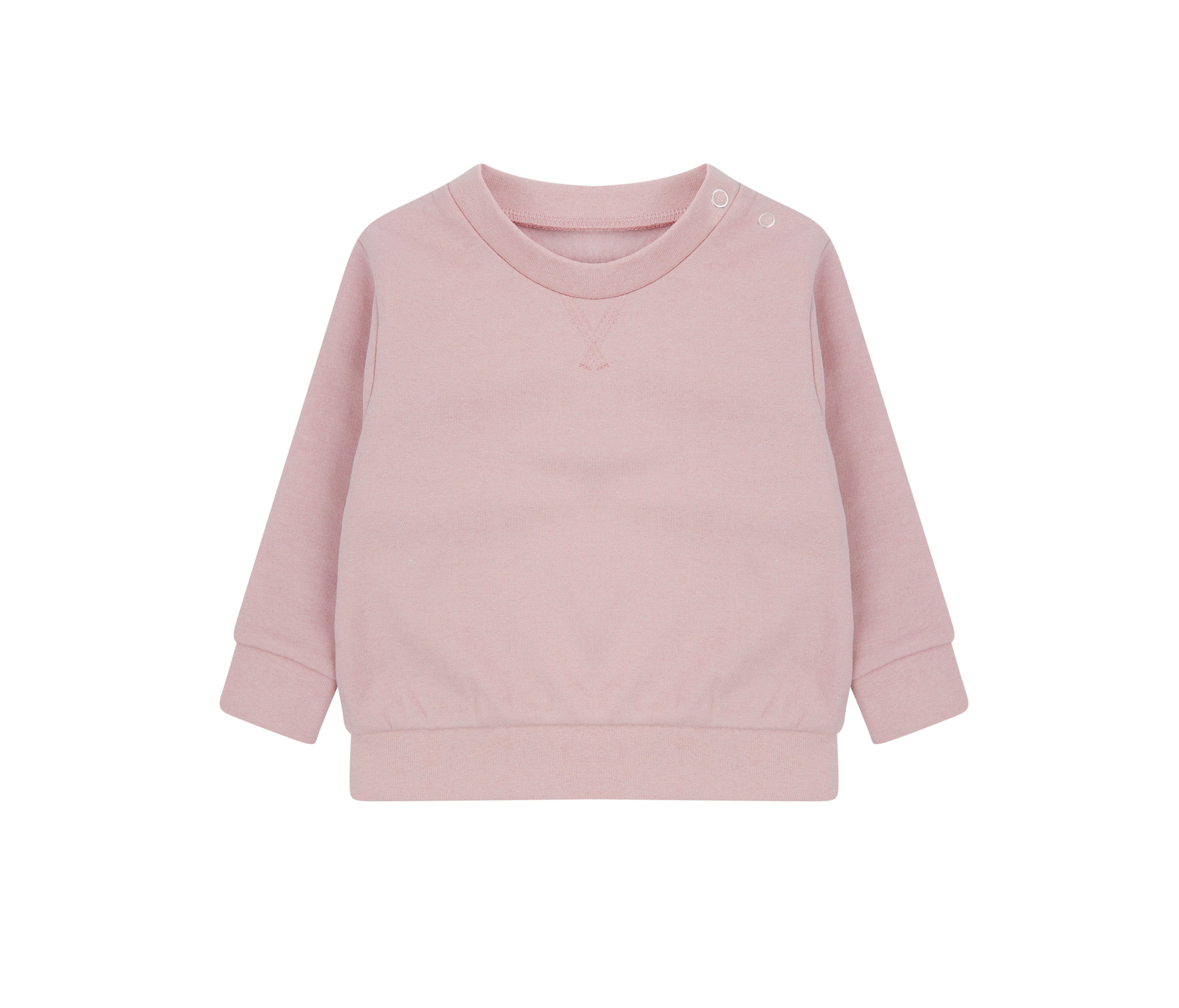 Sweatshirt en Coton et Polyester Recyclés - Soft Pink