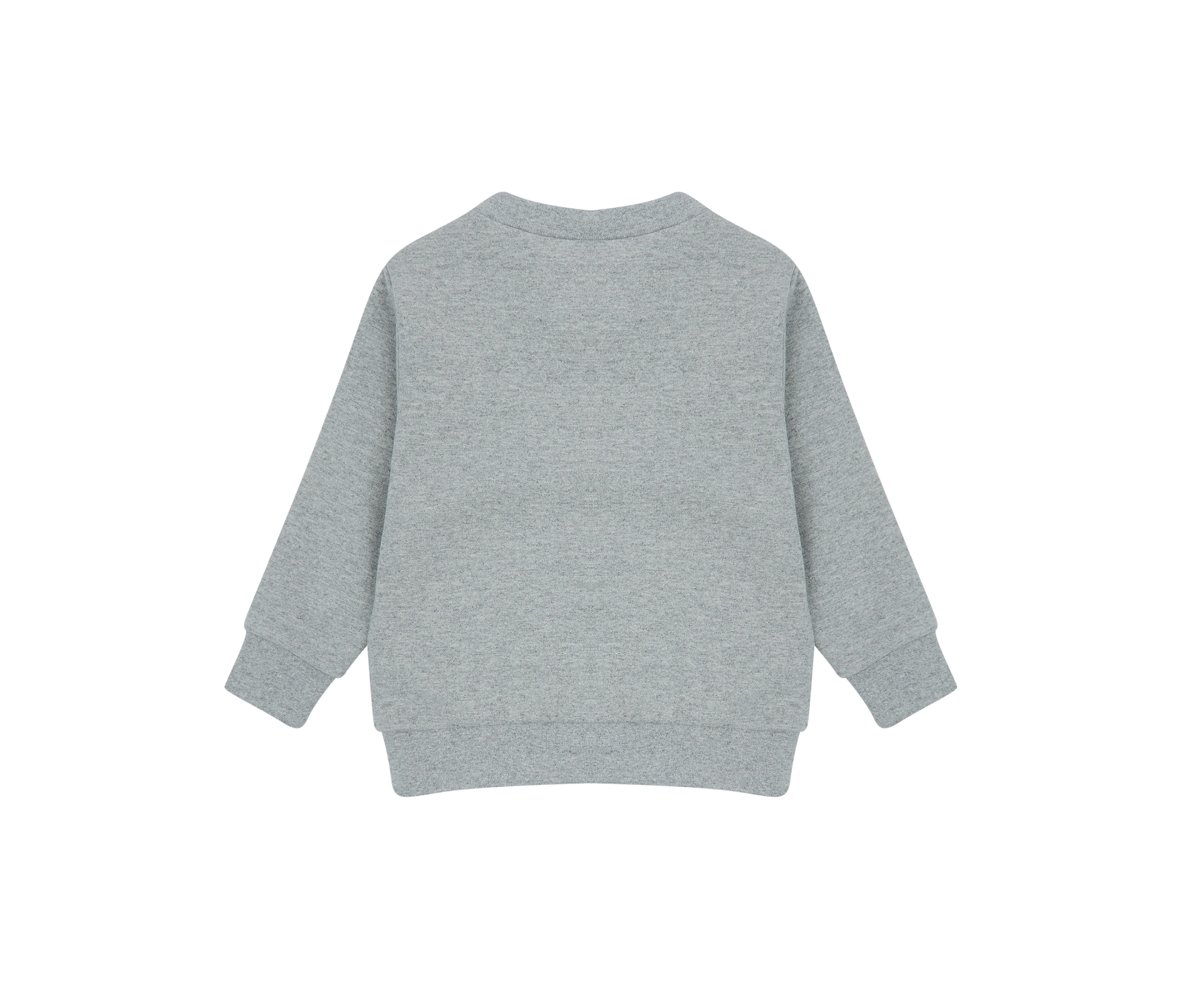 Sweatshirt en Coton et Polyester Recyclés - Heather Grey
