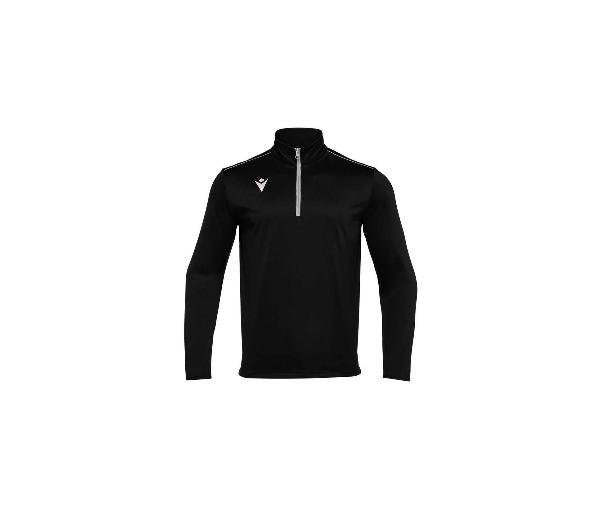 Tee-Shirt Enfant Respirant Col Zippé - Black