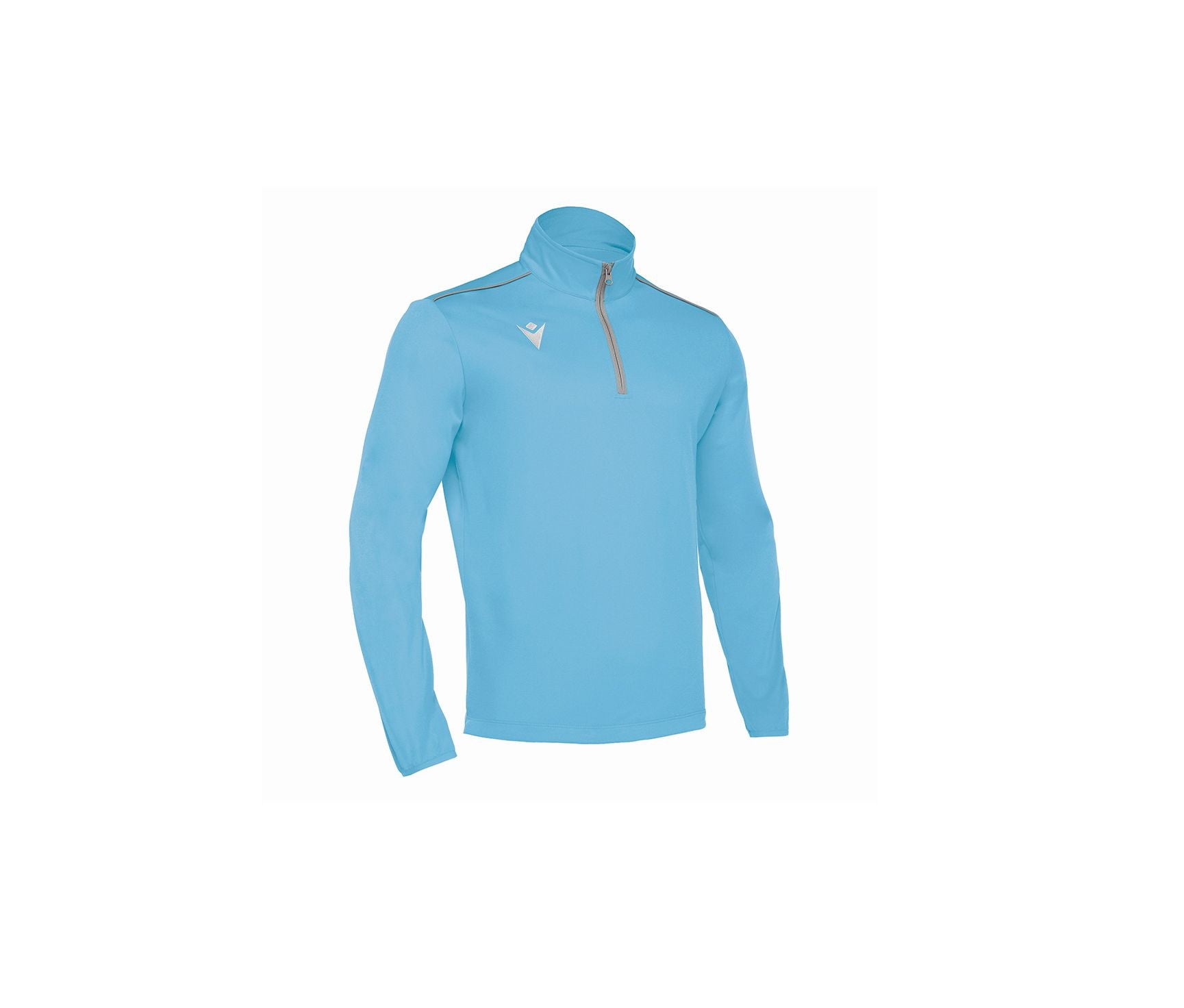 Tee-Shirt Enfant Respirant Col Zippé - Sky Blue