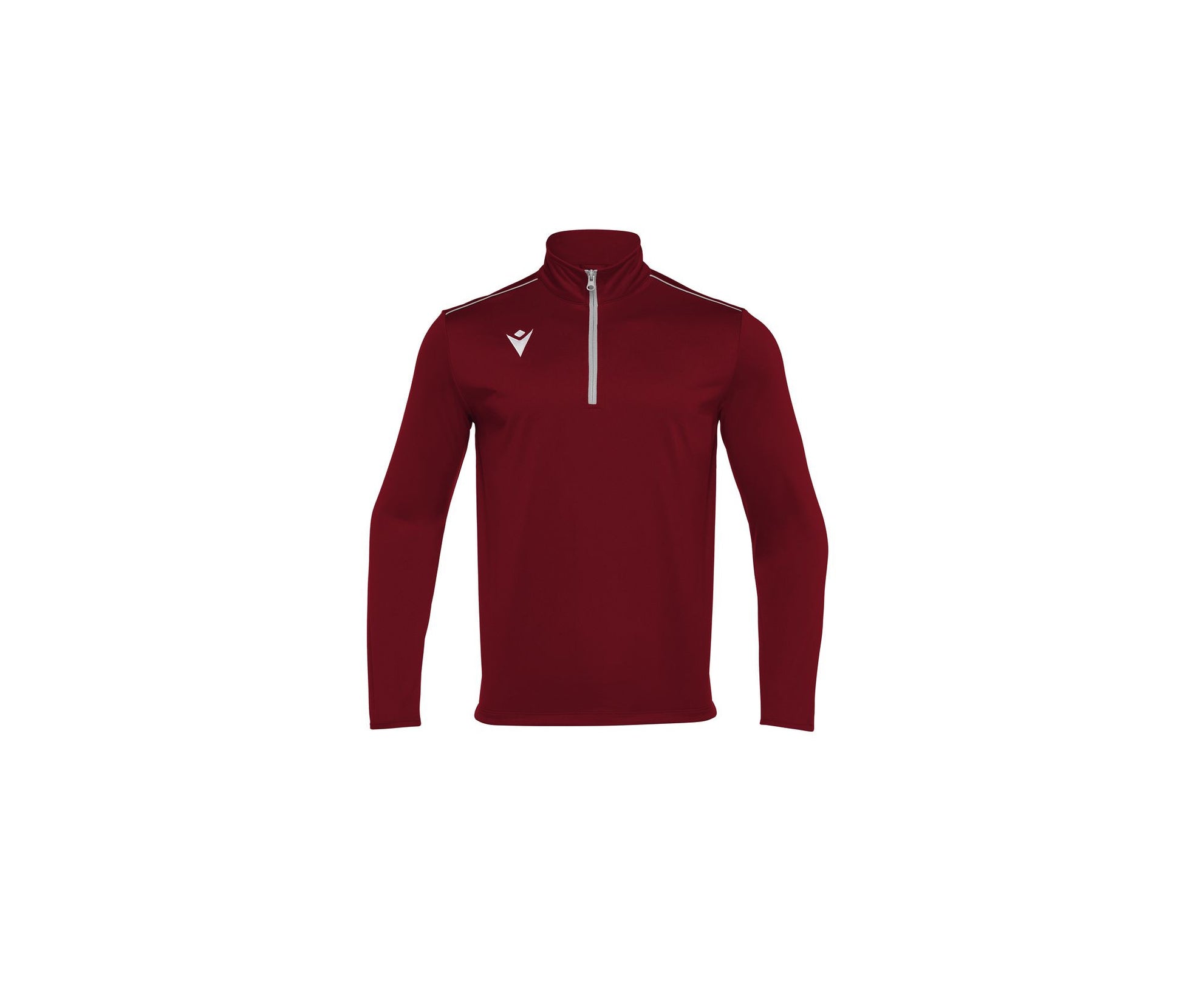 Tee-Shirt Enfant Respirant Col Zippé - Burgundy