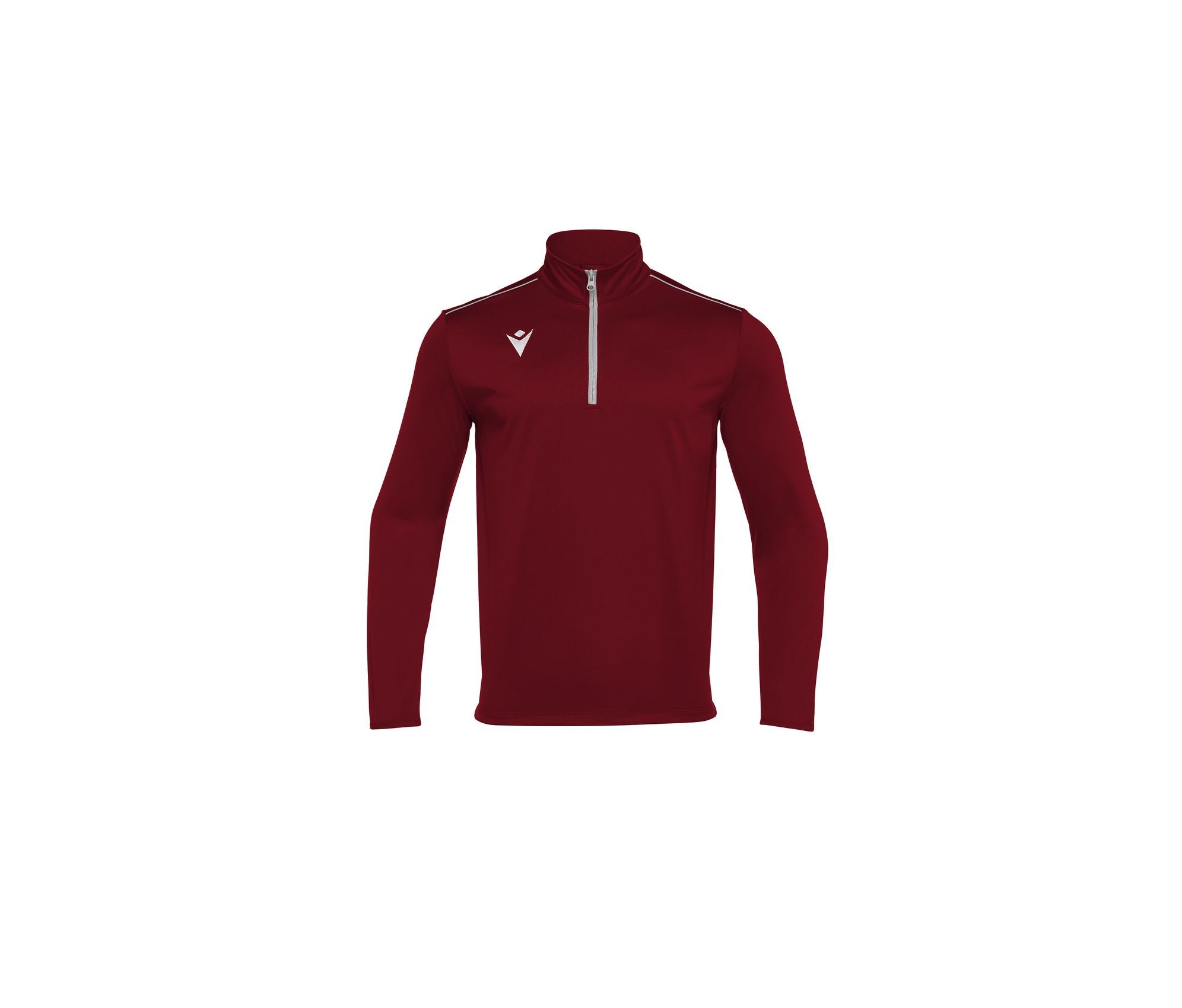 Tee-Shirt Enfant Respirant Col Zippé - Burgundy