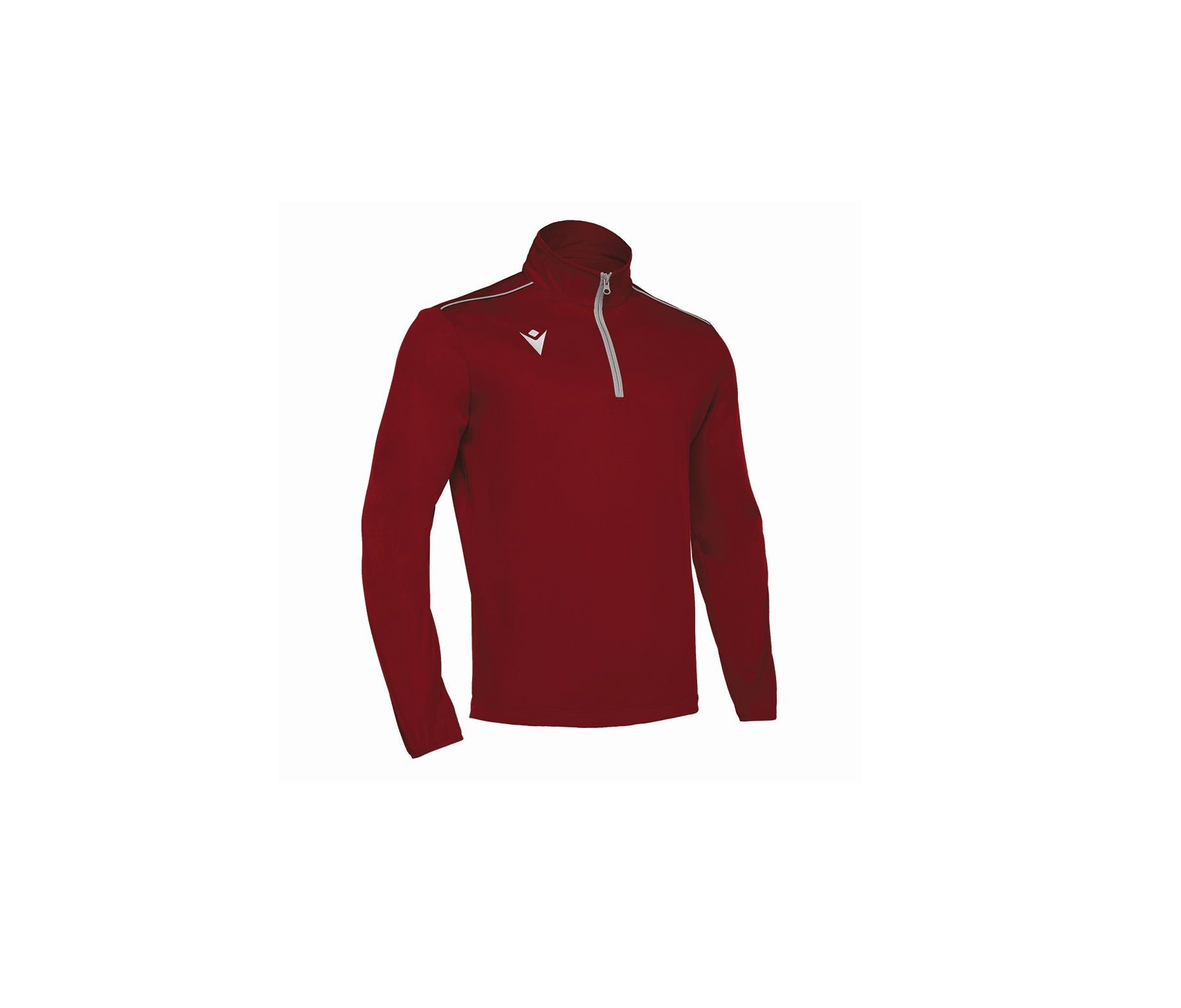 Tee-Shirt Enfant Respirant Col Zippé - Burgundy