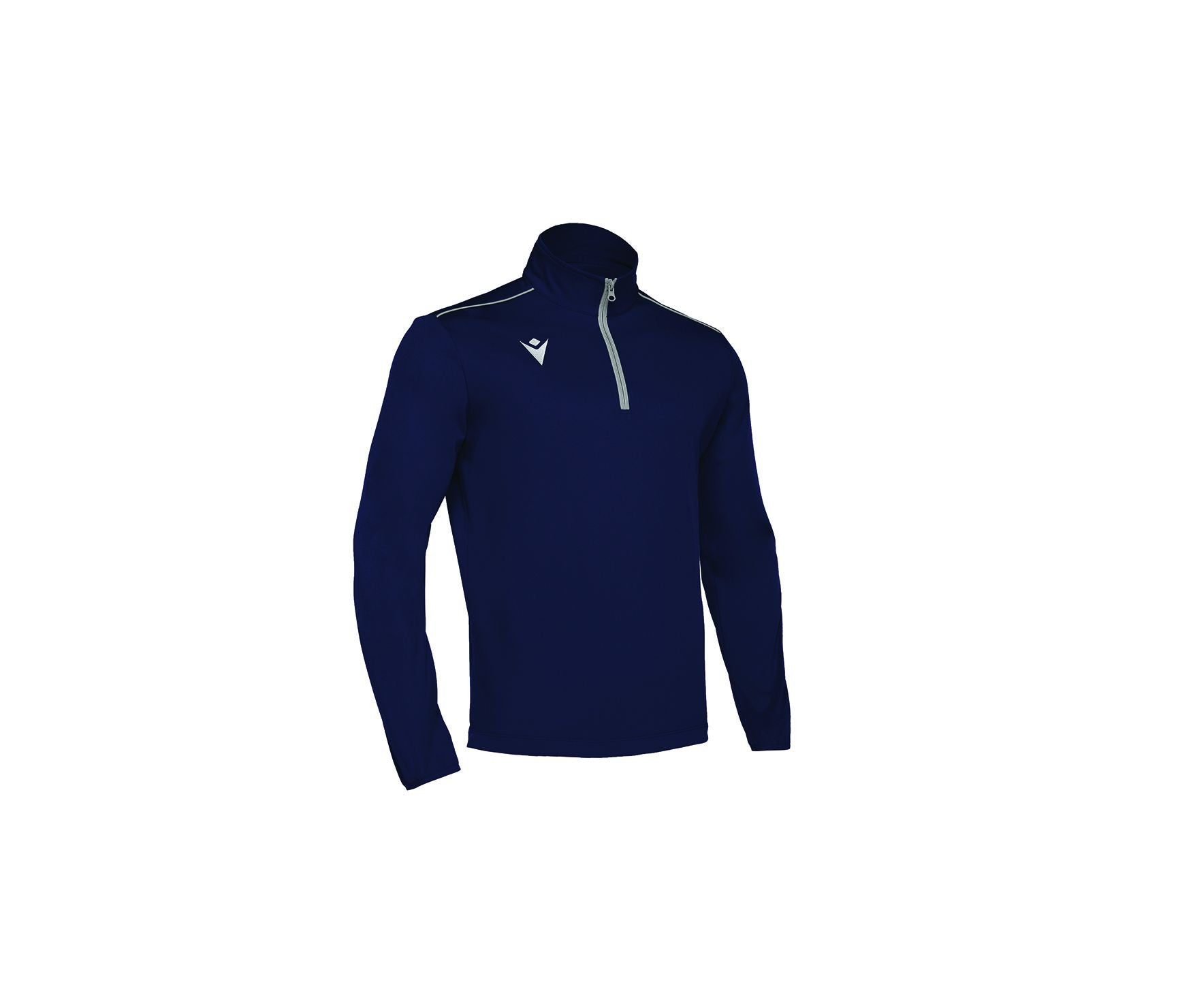 Tee-Shirt Respirant Col Zippé - Navy