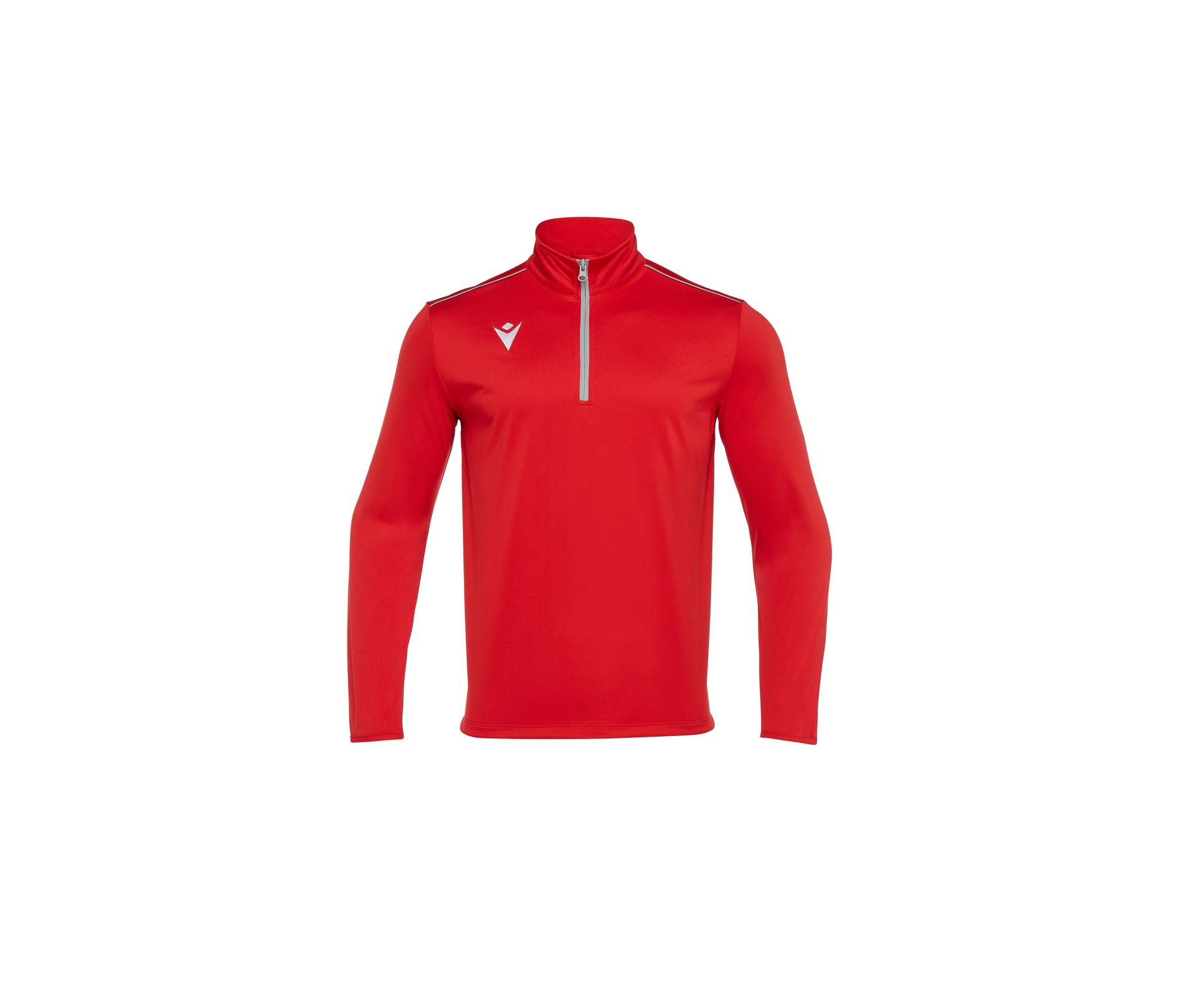 Tee-Shirt Respirant Col Zippé - Red