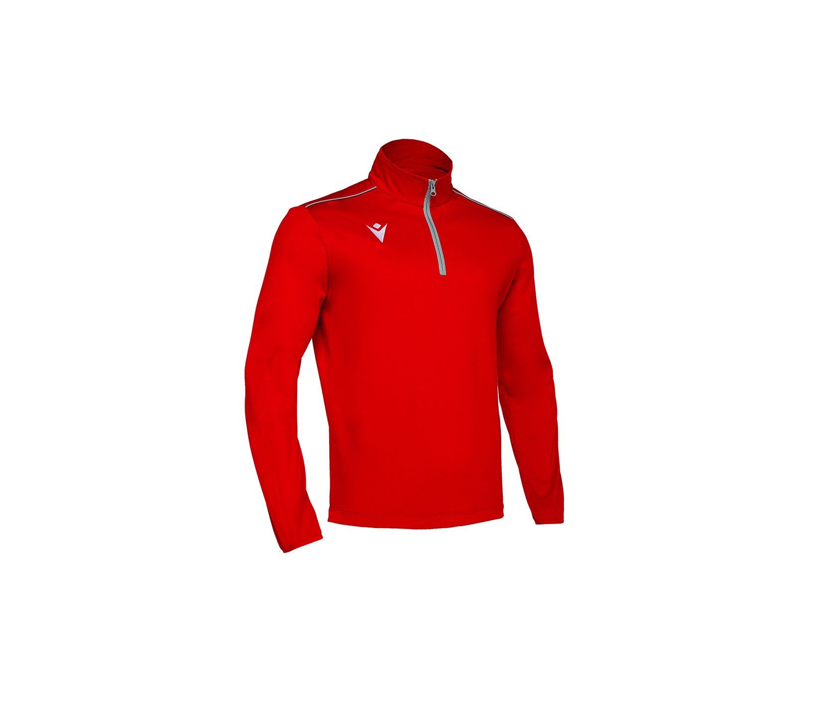 Tee-Shirt Respirant Col Zippé - Red