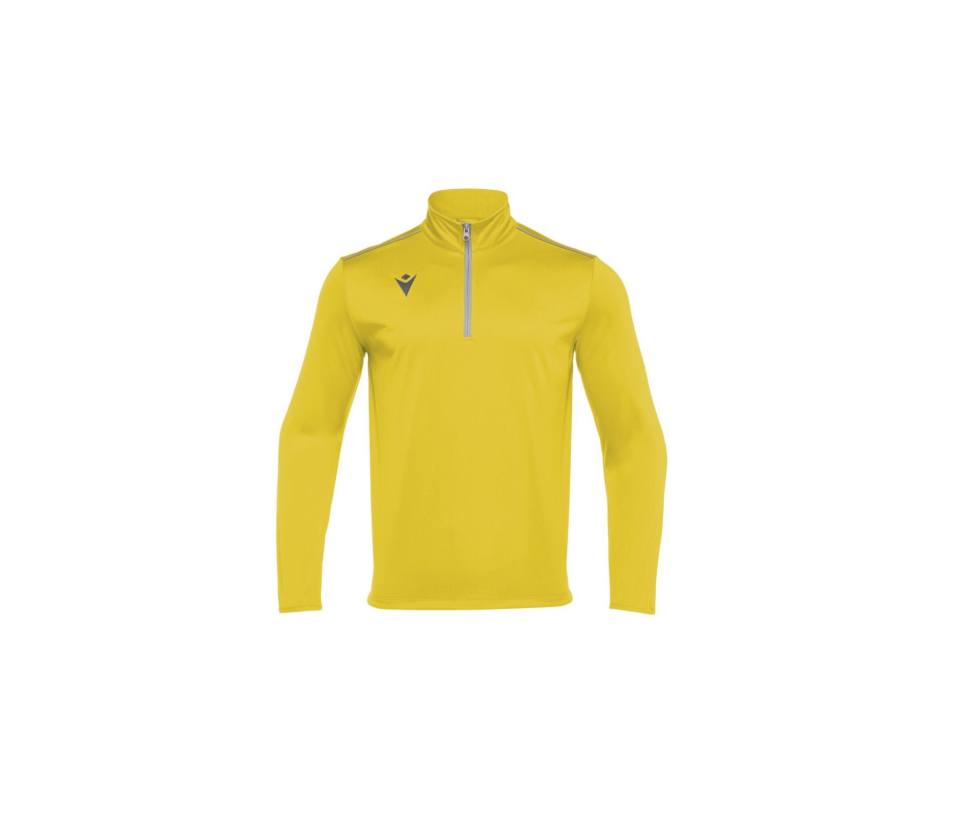 Tee-Shirt Respirant Col Zippé - Yellow