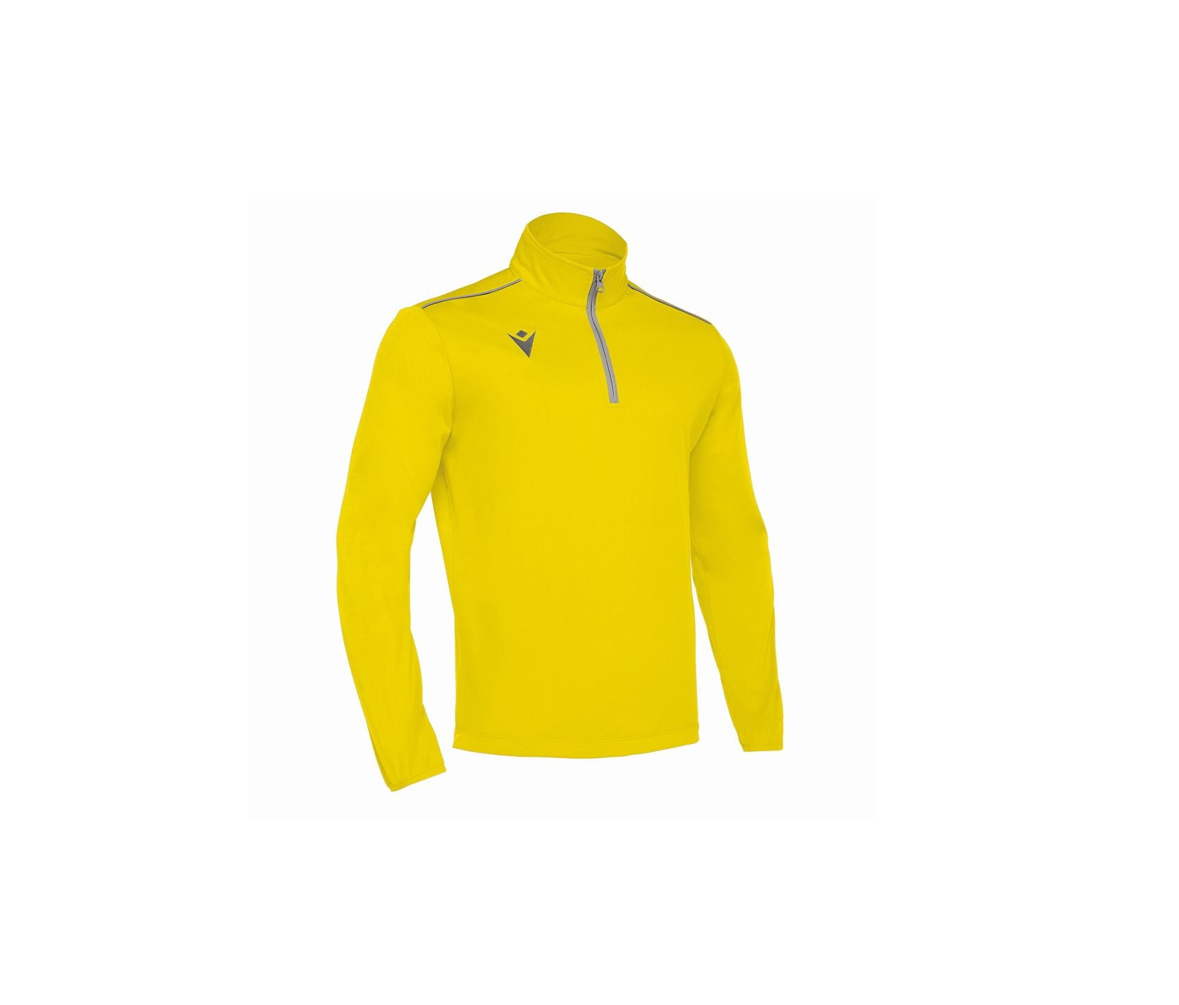 Tee-Shirt Respirant Col Zippé - Yellow