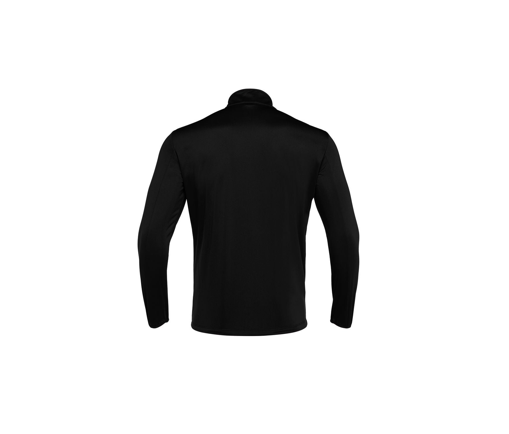 Tee-Shirt Respirant Col Zippé - Black