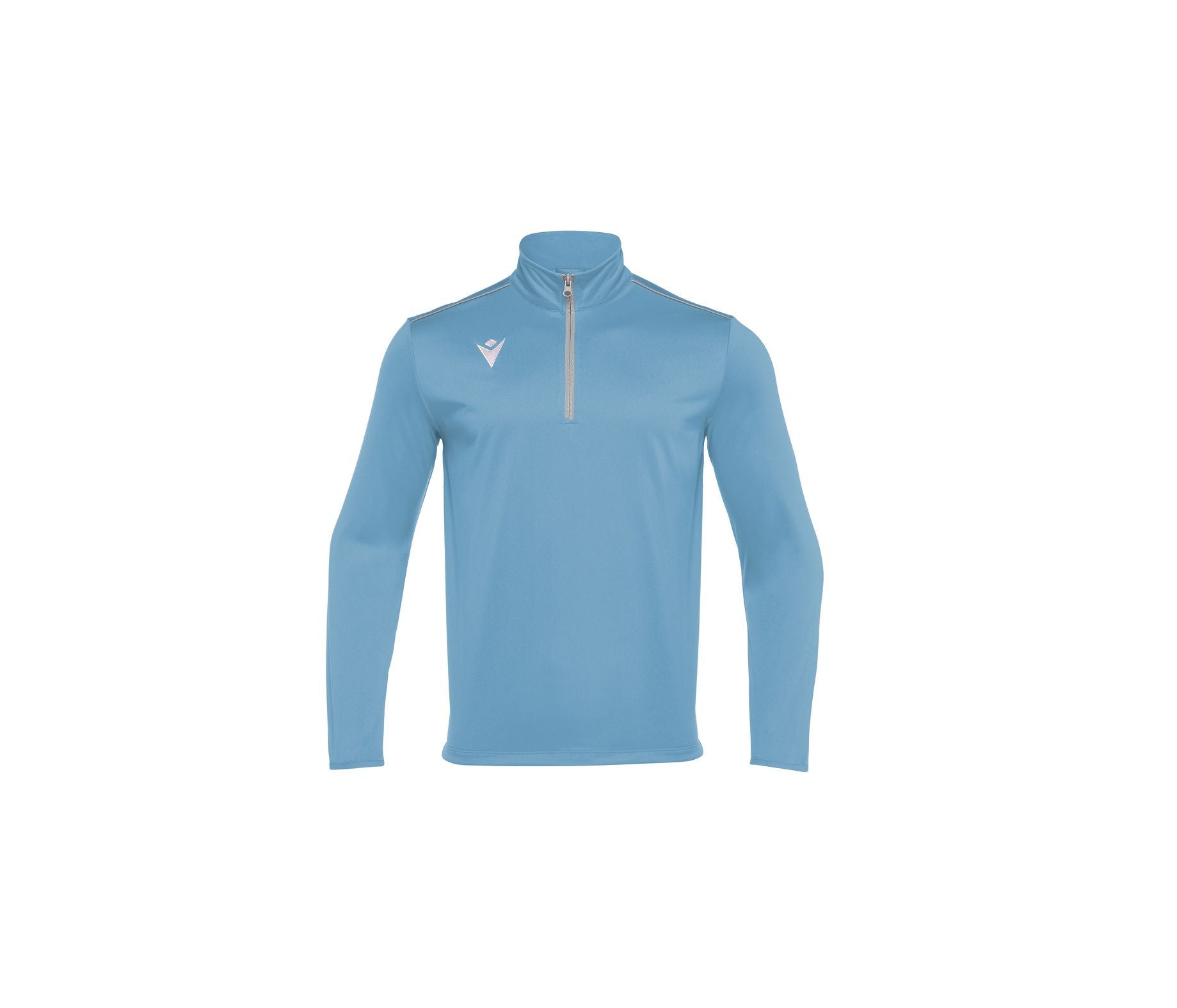 Tee-Shirt Respirant Col Zippé - Sky Blue