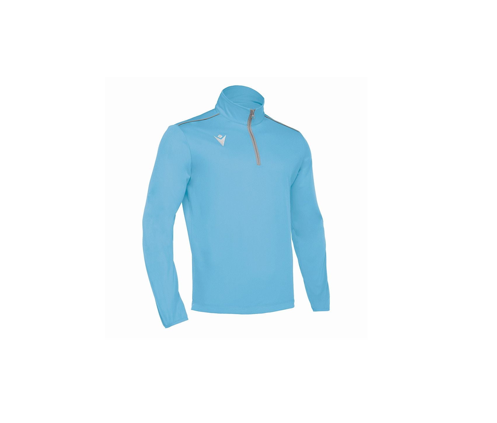 Tee-Shirt Respirant Col Zippé - Sky Blue
