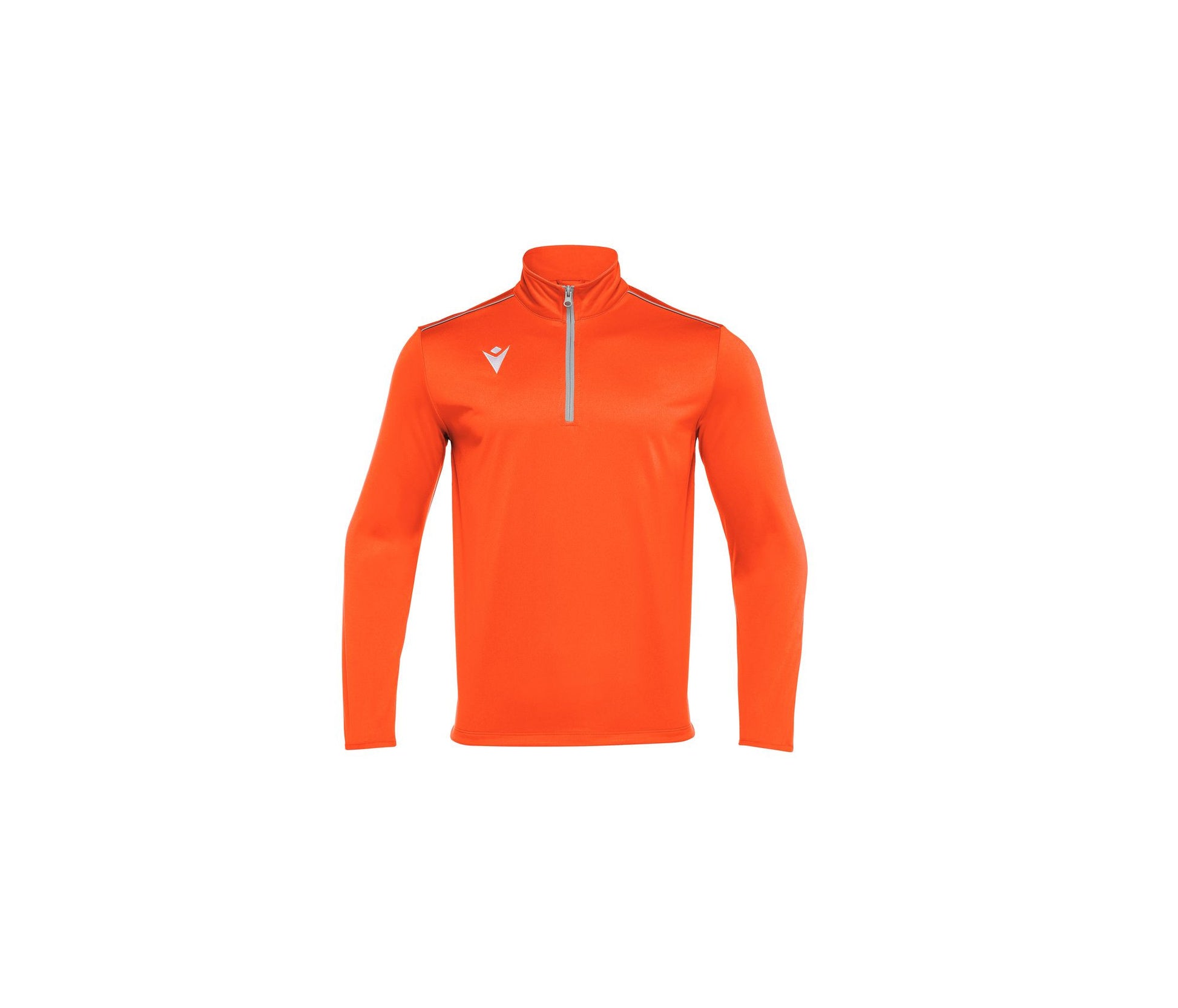 Tee-Shirt Respirant Col Zippé - Orange