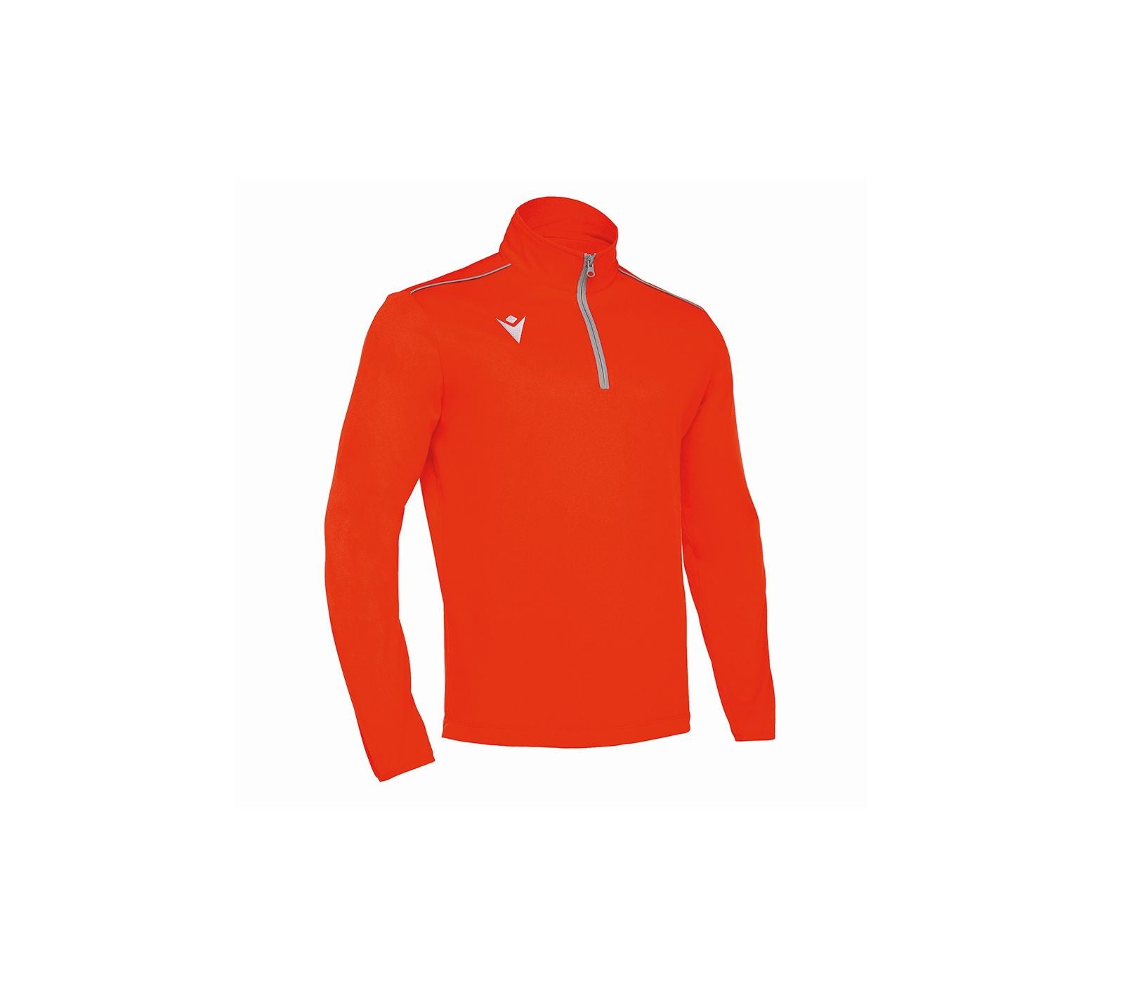 Tee-Shirt Respirant Col Zippé - Orange