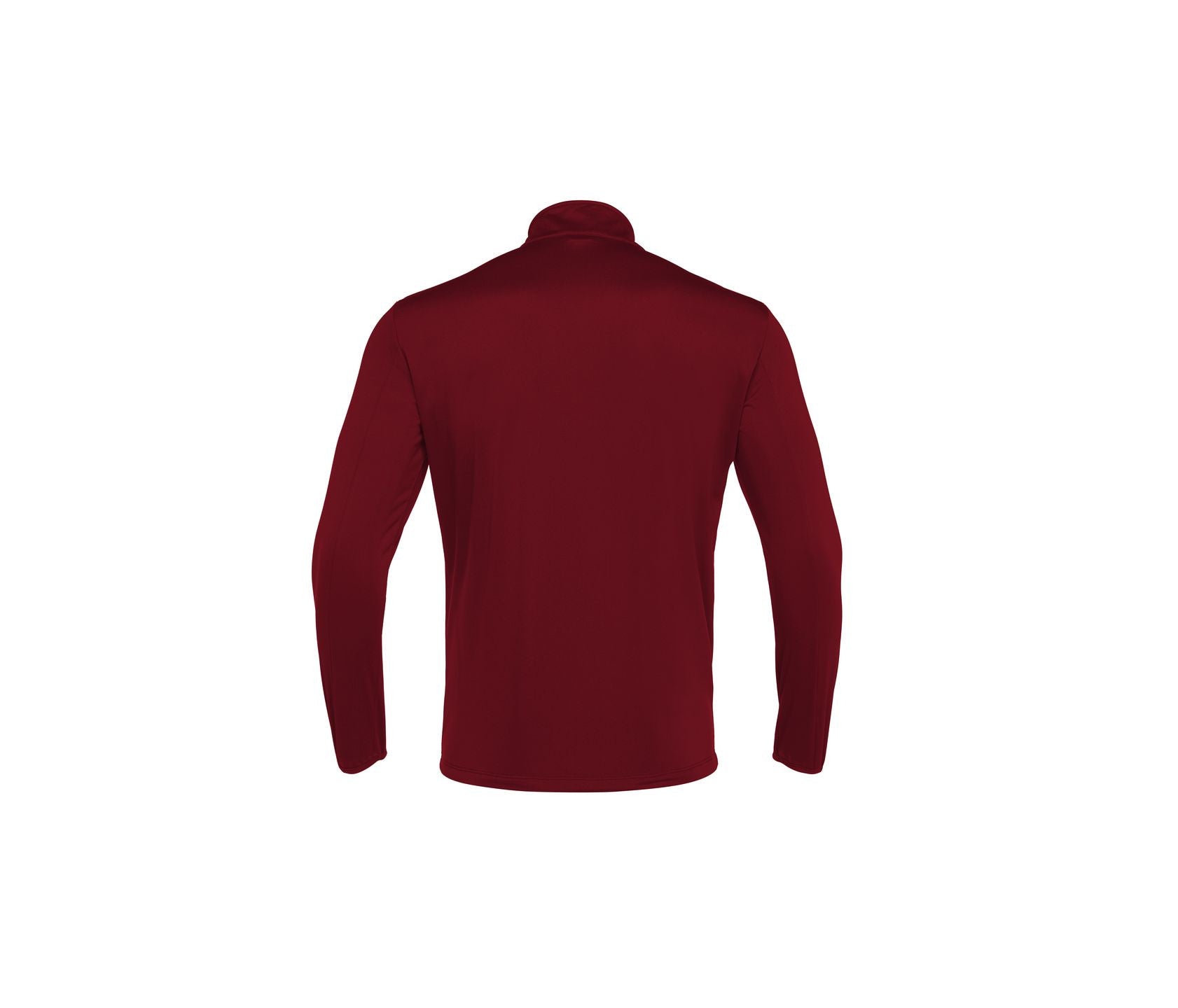 Tee-Shirt Respirant Col Zippé - Burgundy