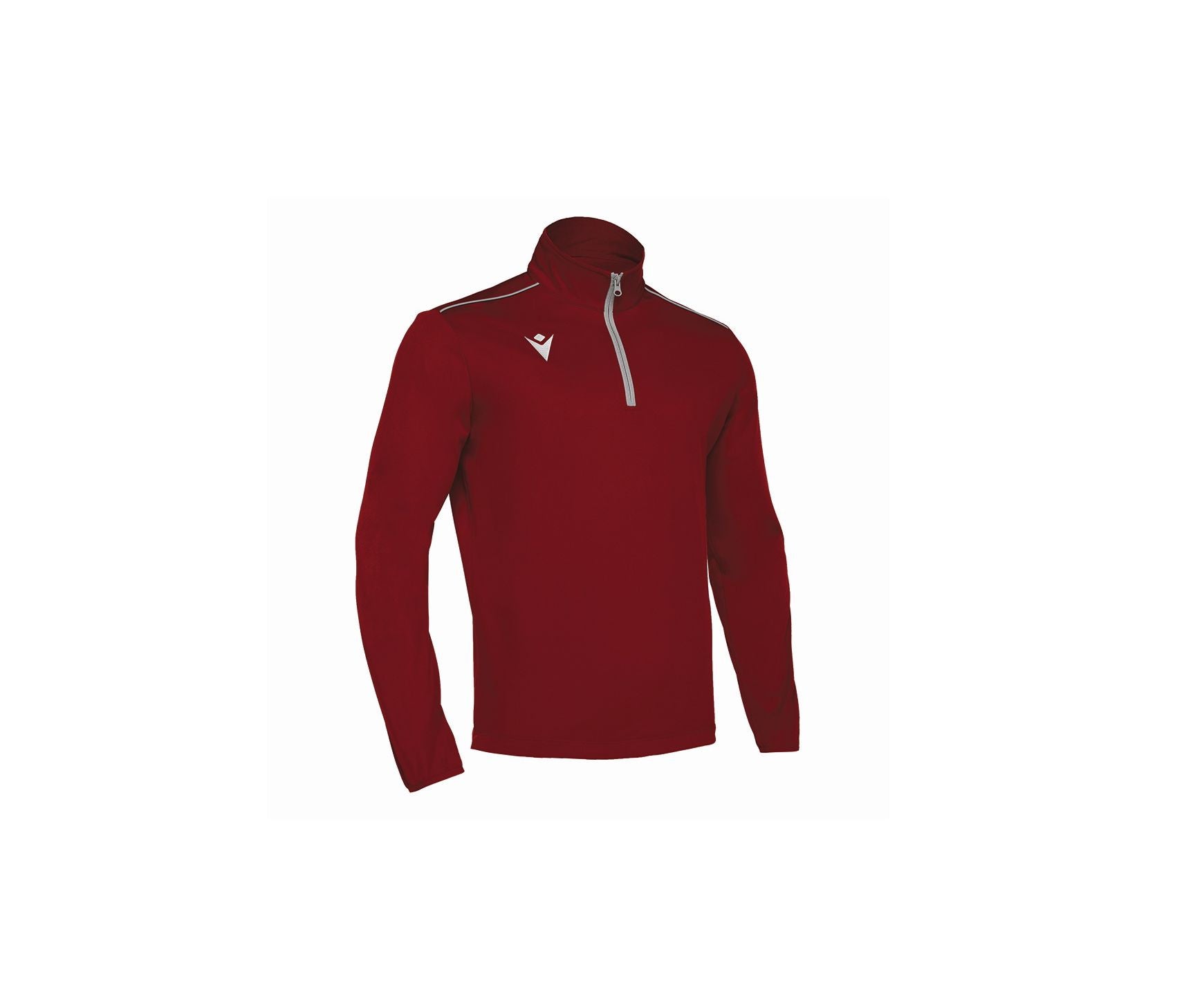 Tee-Shirt Respirant Col Zippé - Burgundy